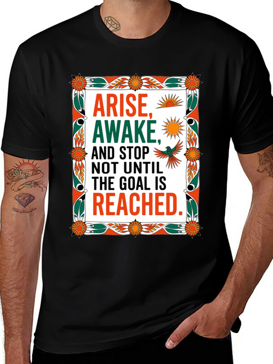 Arise Awake Graphic Tee - Motivational T-Shirt