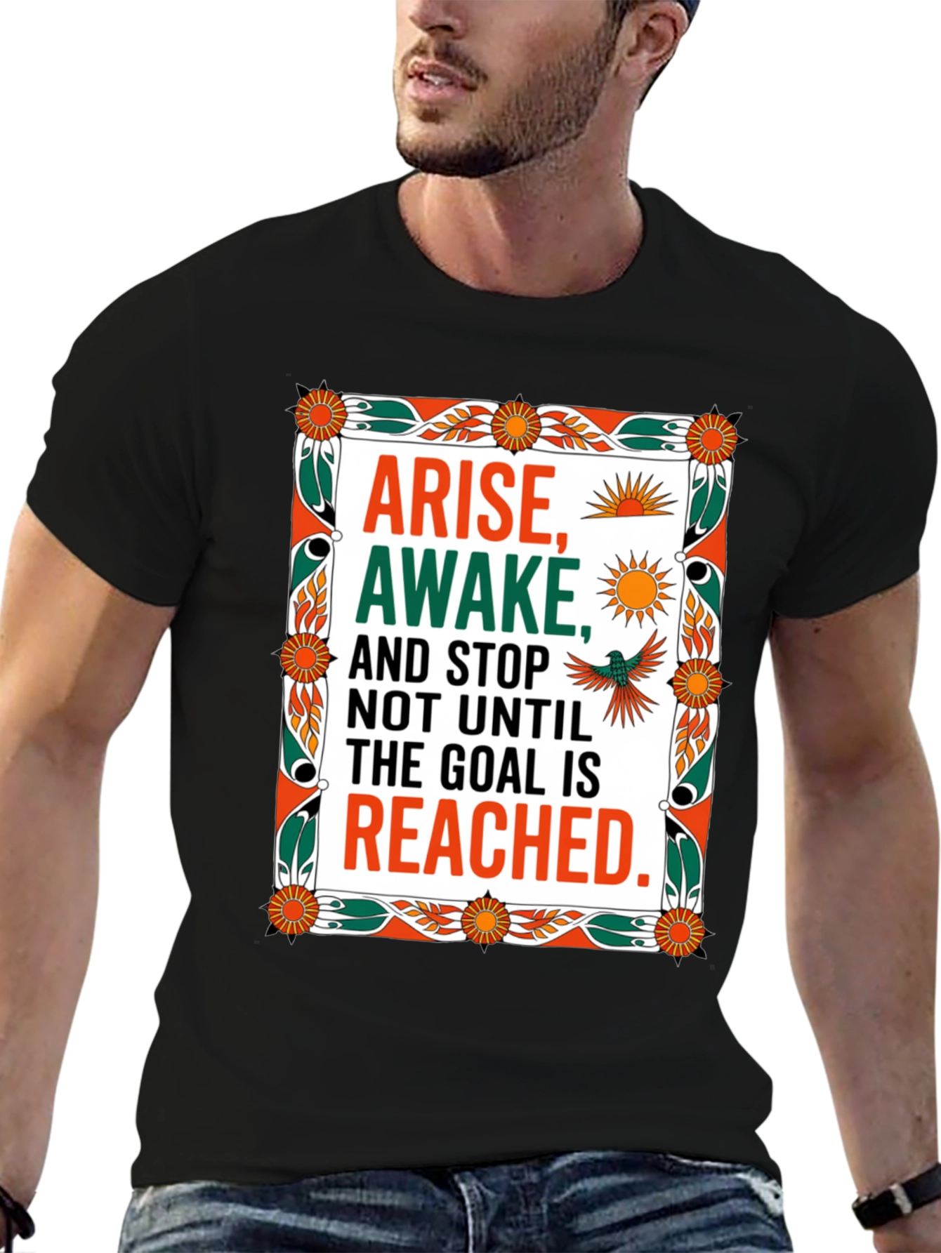 Arise Awake Graphic Tee - Motivational T-Shirt