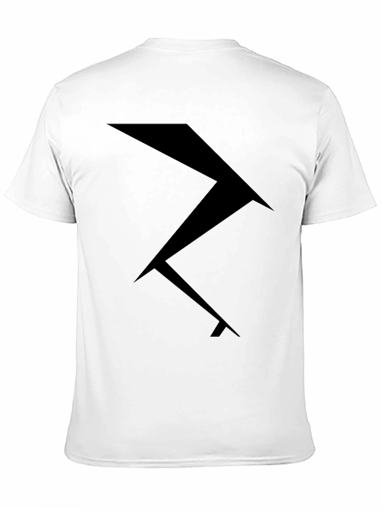 Abstract Geometric Black T-Shirt