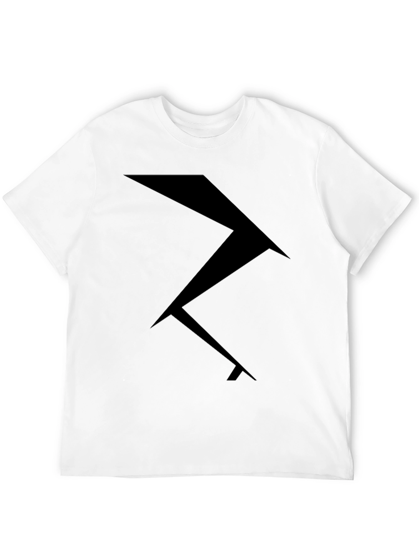 Abstract Geometric Black T-Shirt