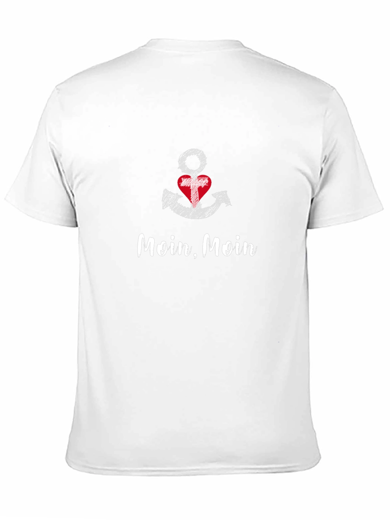 Moin Moin Anchor Heart Graphic T-Shirt - Unisex