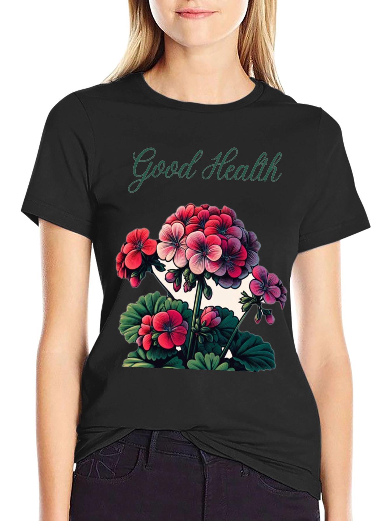 Good Health Floral T-Shirt
