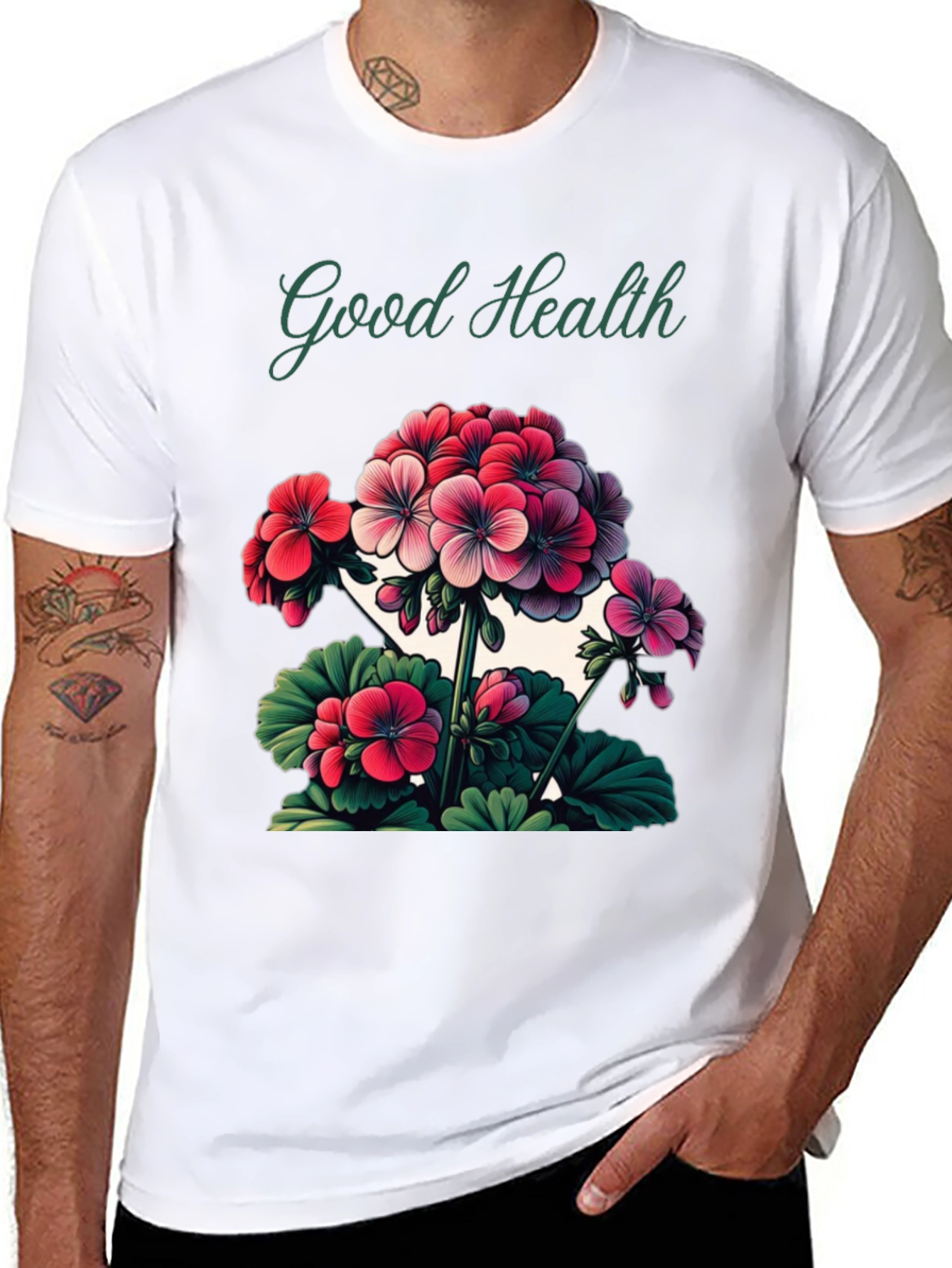 Good Health Floral T-Shirt