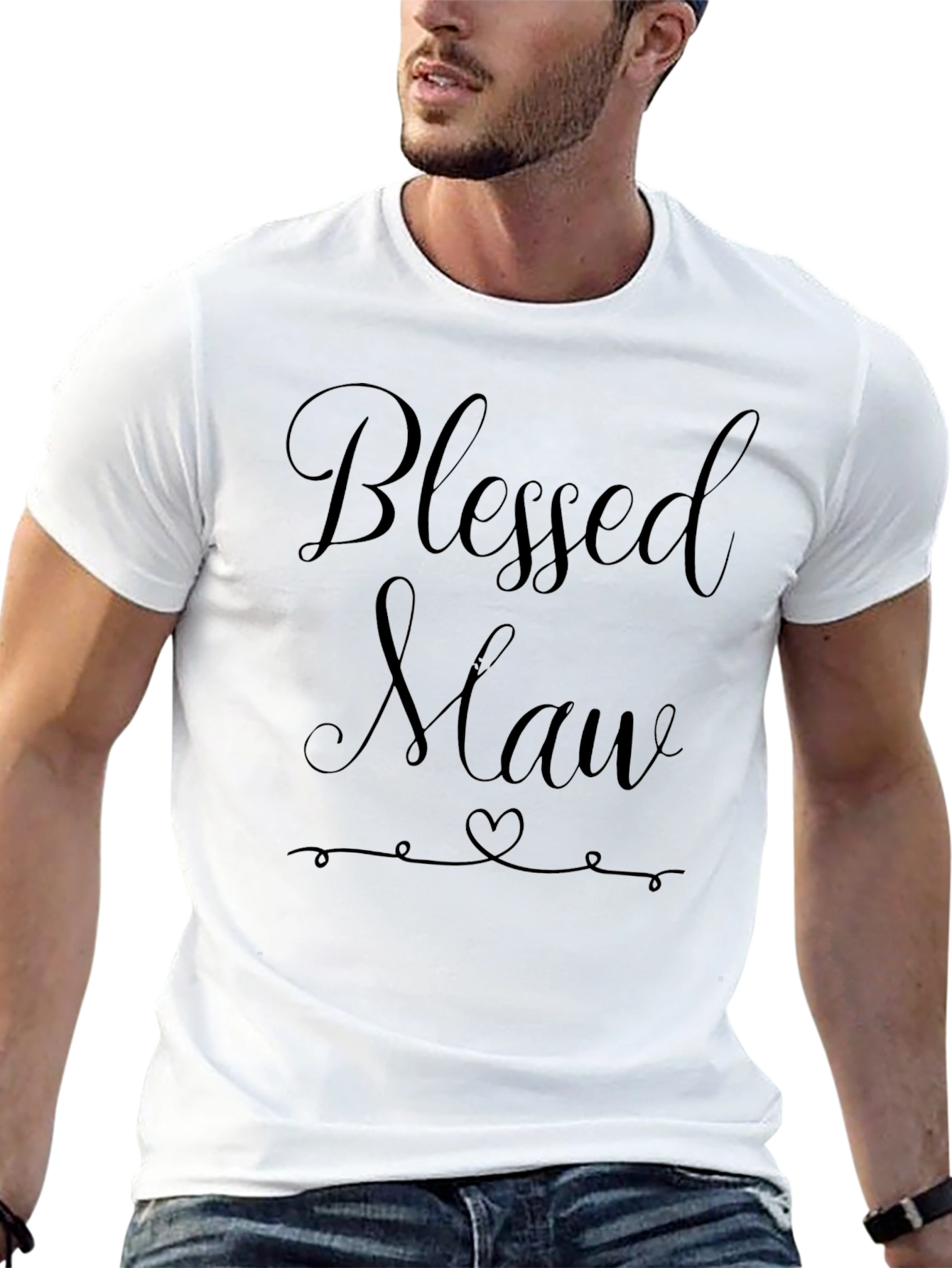 Blessed Maw T-Shirt - Cute Grandma Tee