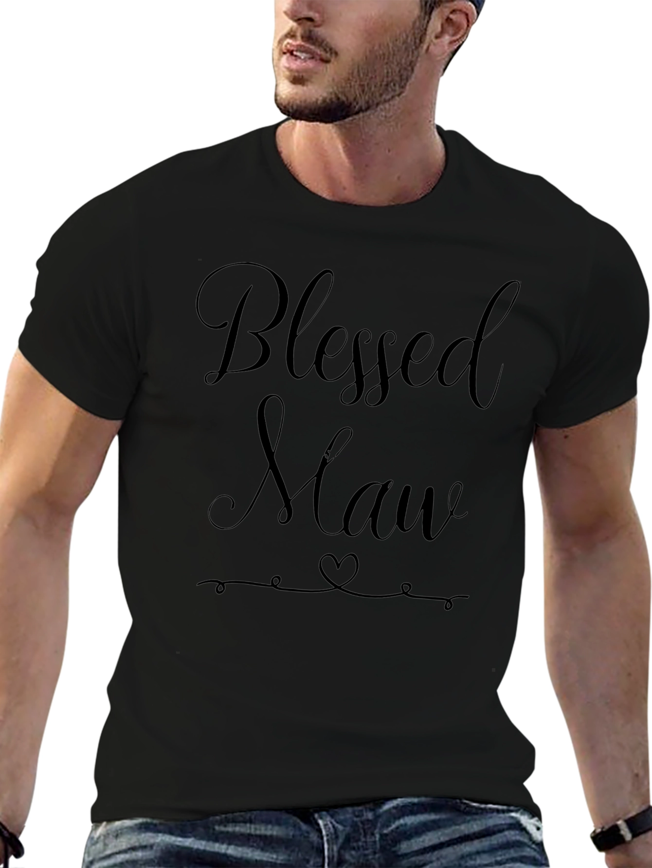Blessed Maw T-Shirt - Cute Grandma Tee