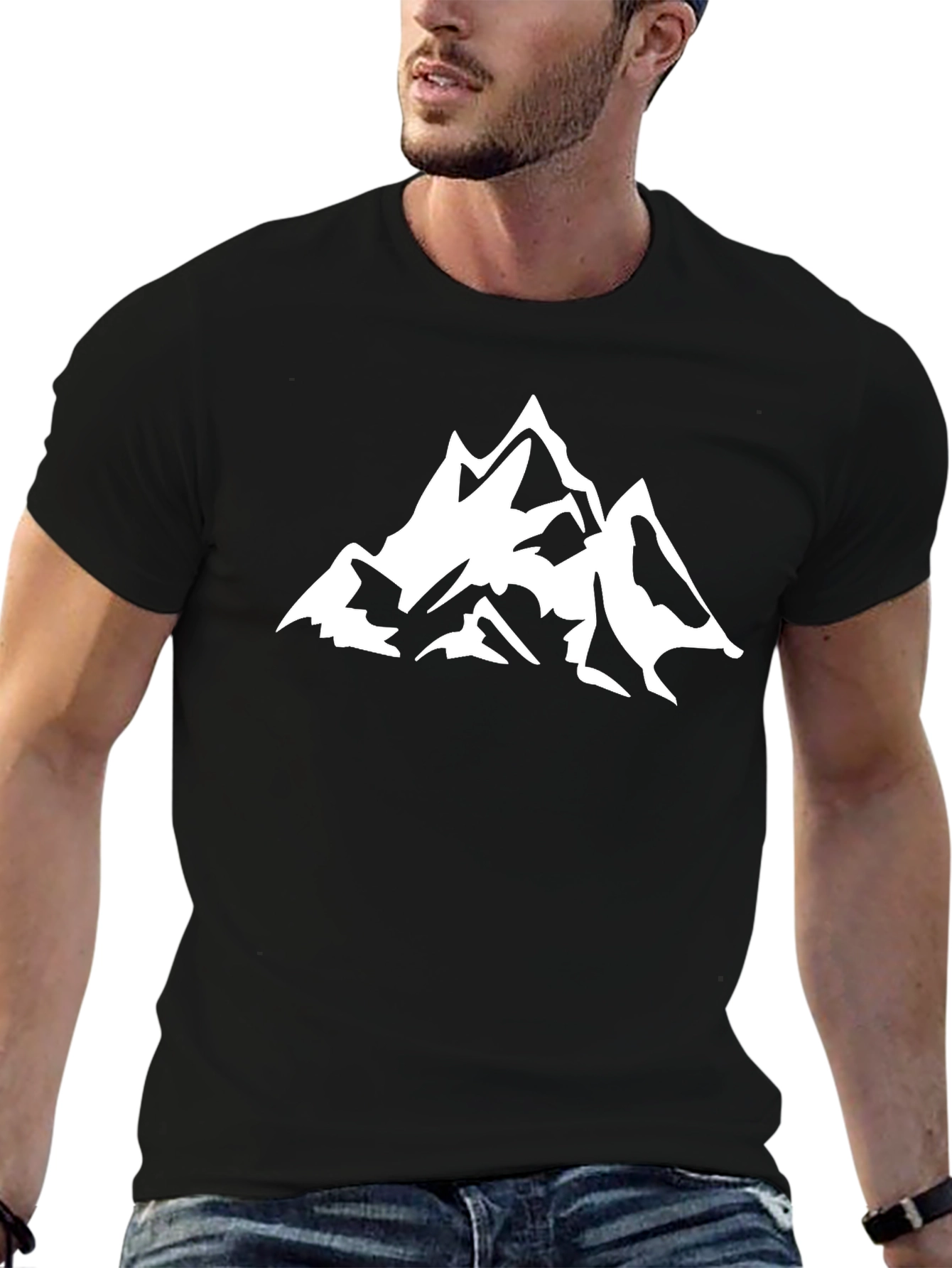 Black Mountain Peak Graphic Tee - Adventure Awaits!