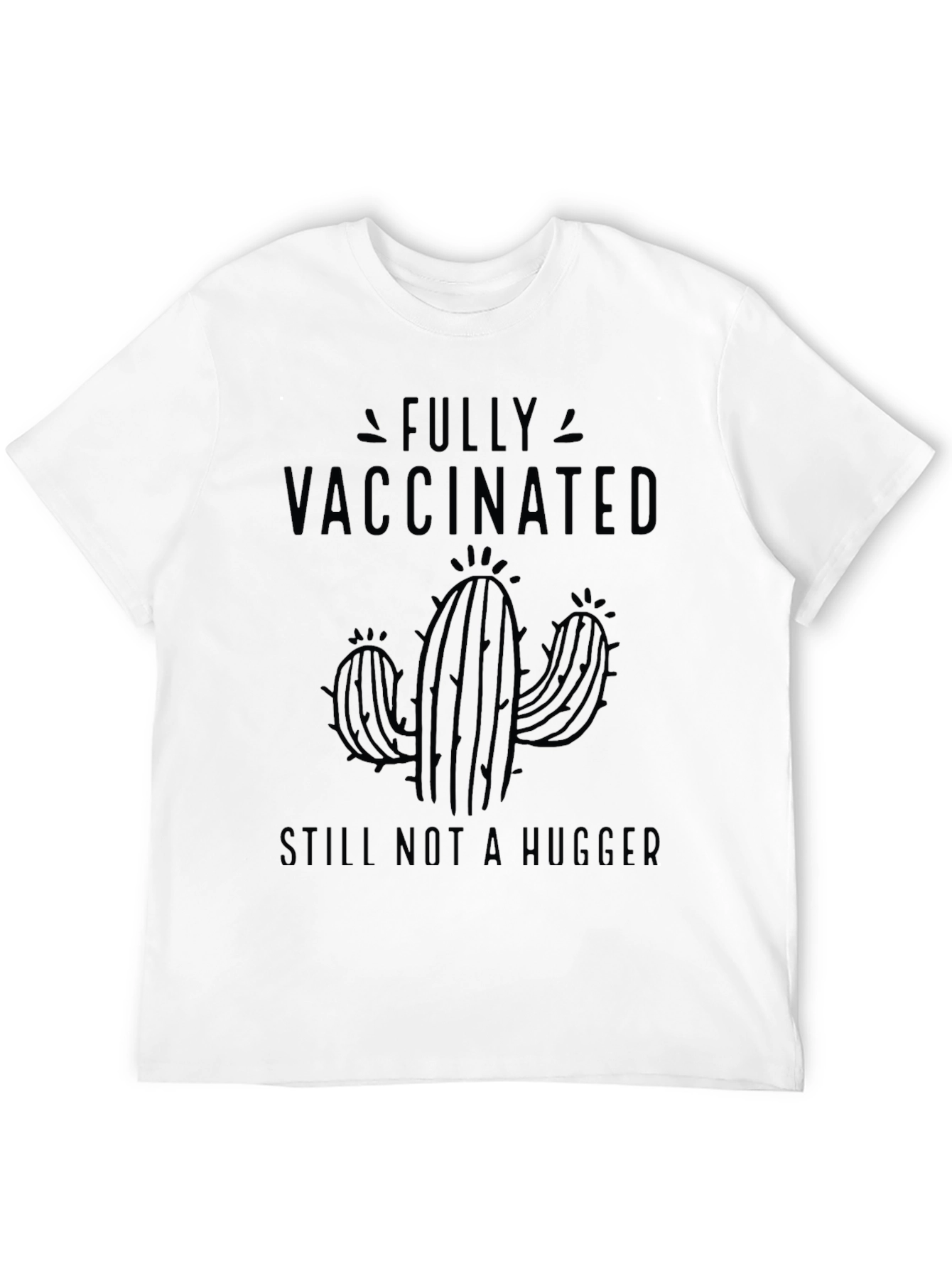 Fully Vaccinated Cactus Graphic Tee