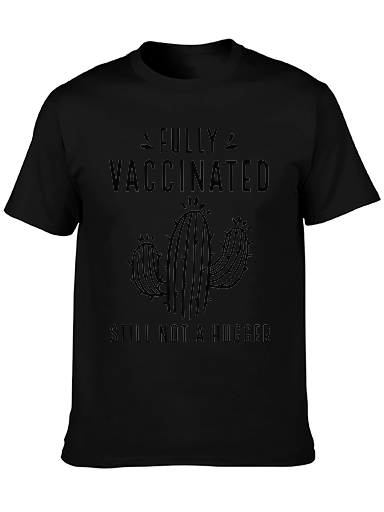 Fully Vaccinated Cactus Graphic Tee