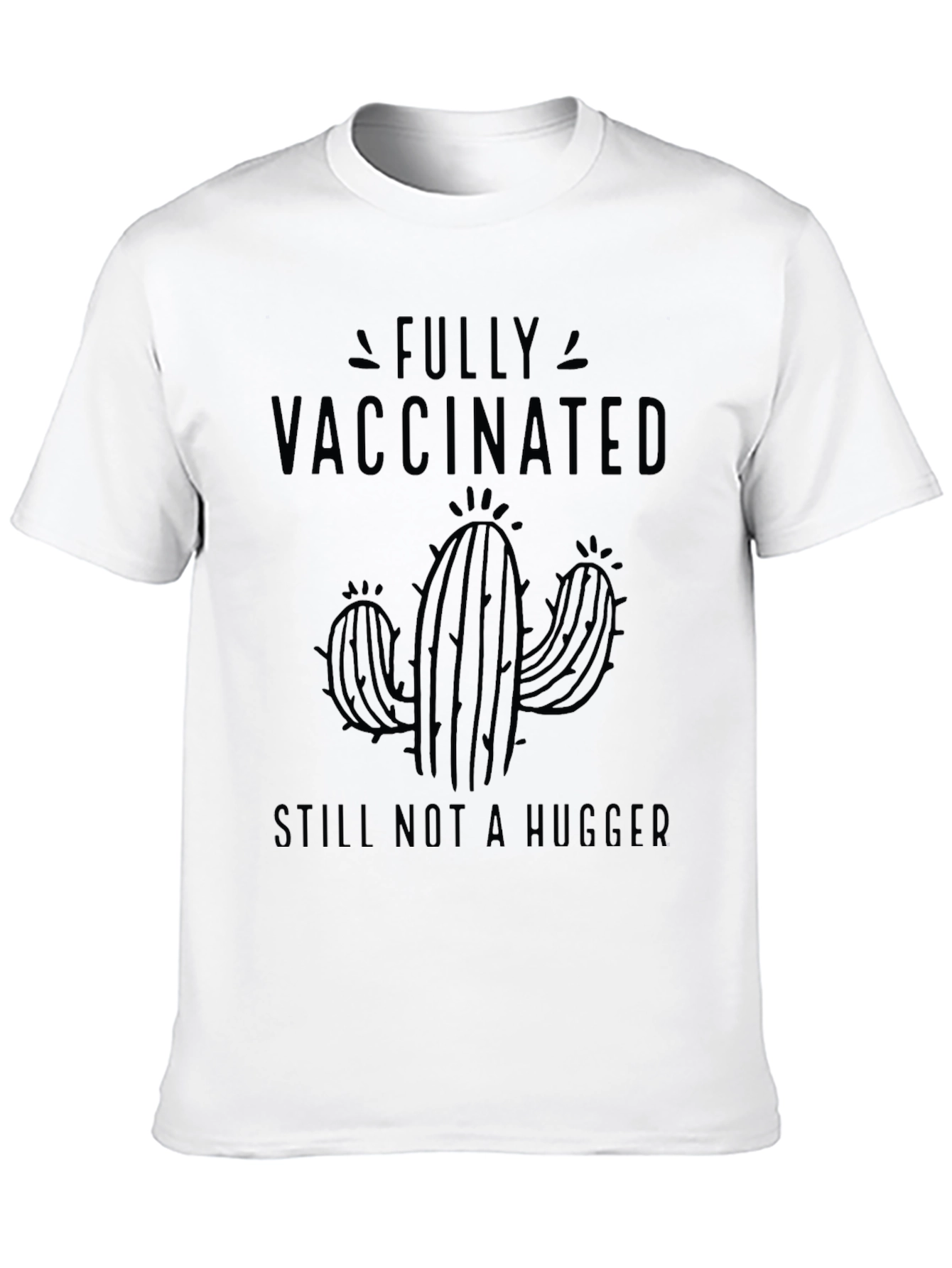 Fully Vaccinated Cactus Graphic Tee