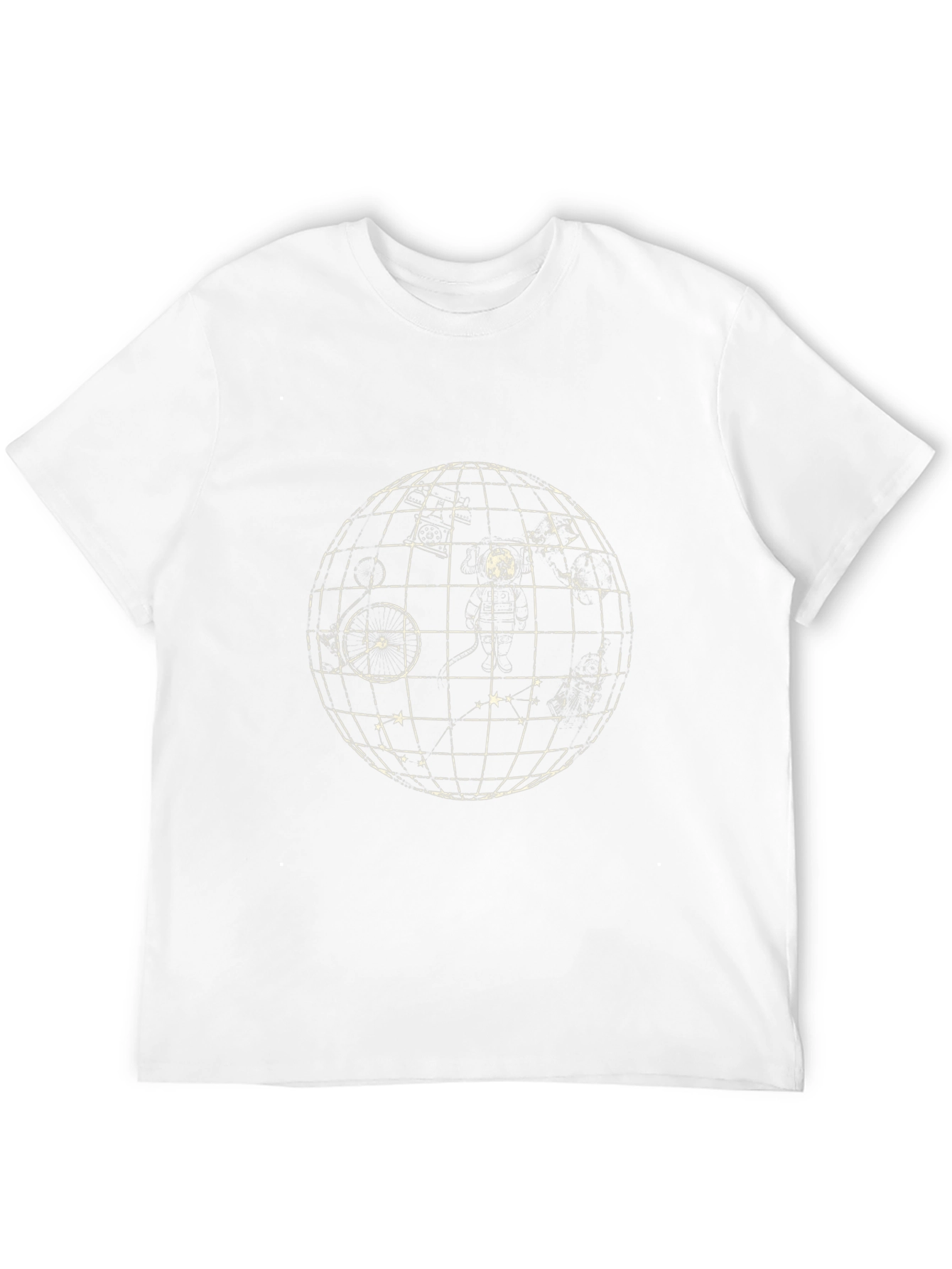 Celestial Sphere Graphic Tee - Classic Black