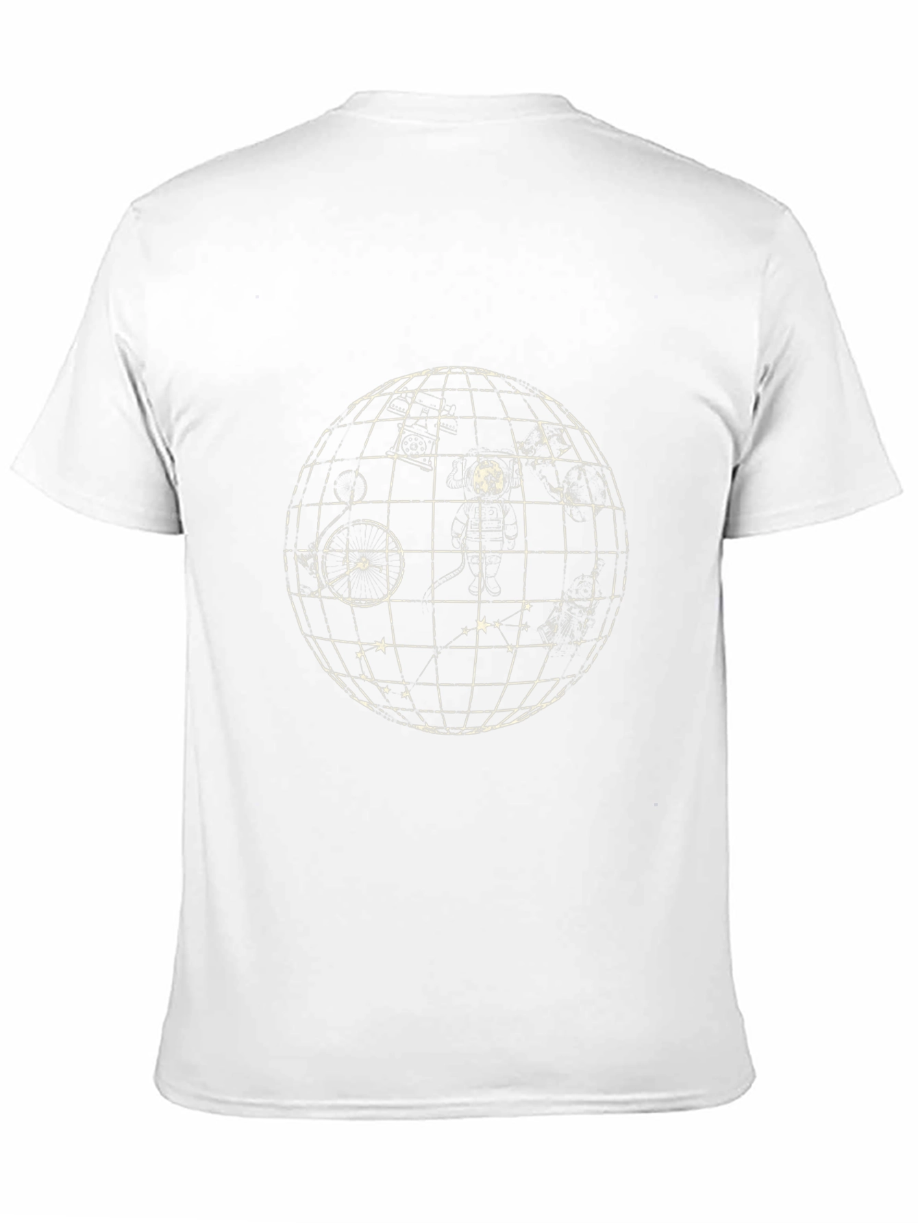 Celestial Sphere Graphic Tee - Classic Black