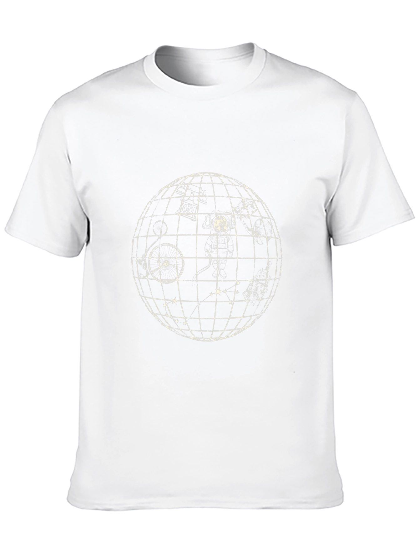 Celestial Sphere Graphic Tee - Classic Black