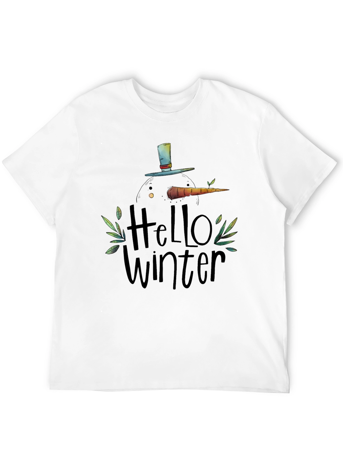 Hello Winter Snowman T-Shirt