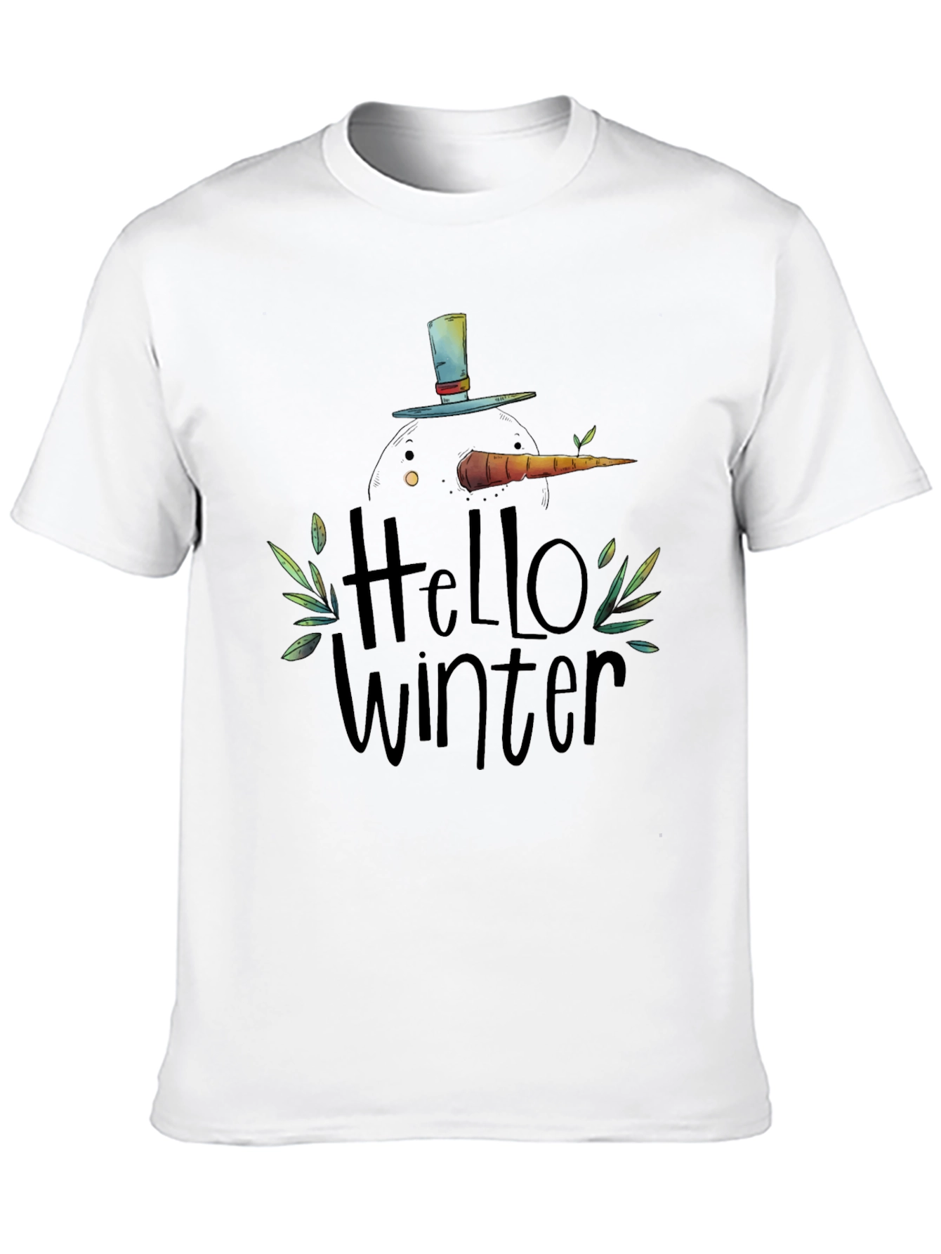 Hello Winter Snowman T-Shirt