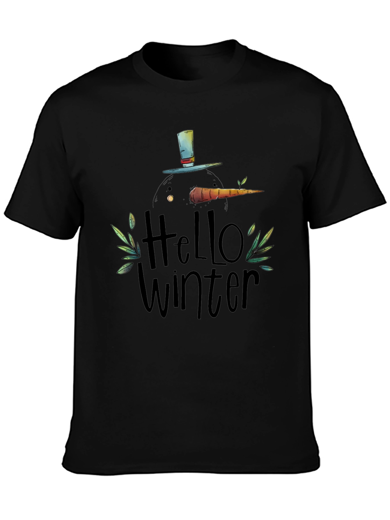 Hello Winter Snowman T-Shirt