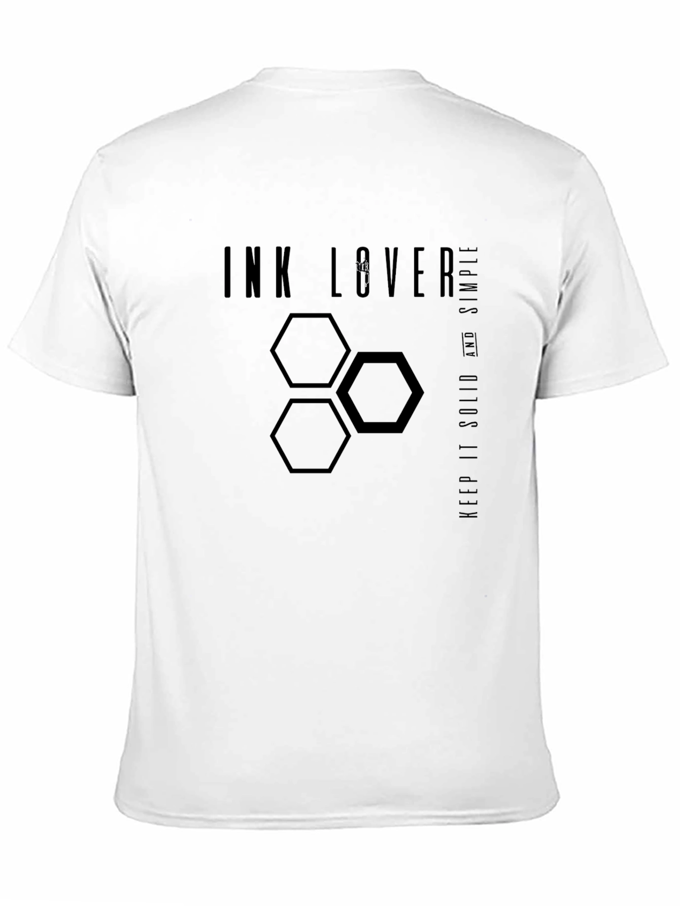 Ink Lover Graphic T-Shirt - Solid & Simple Design