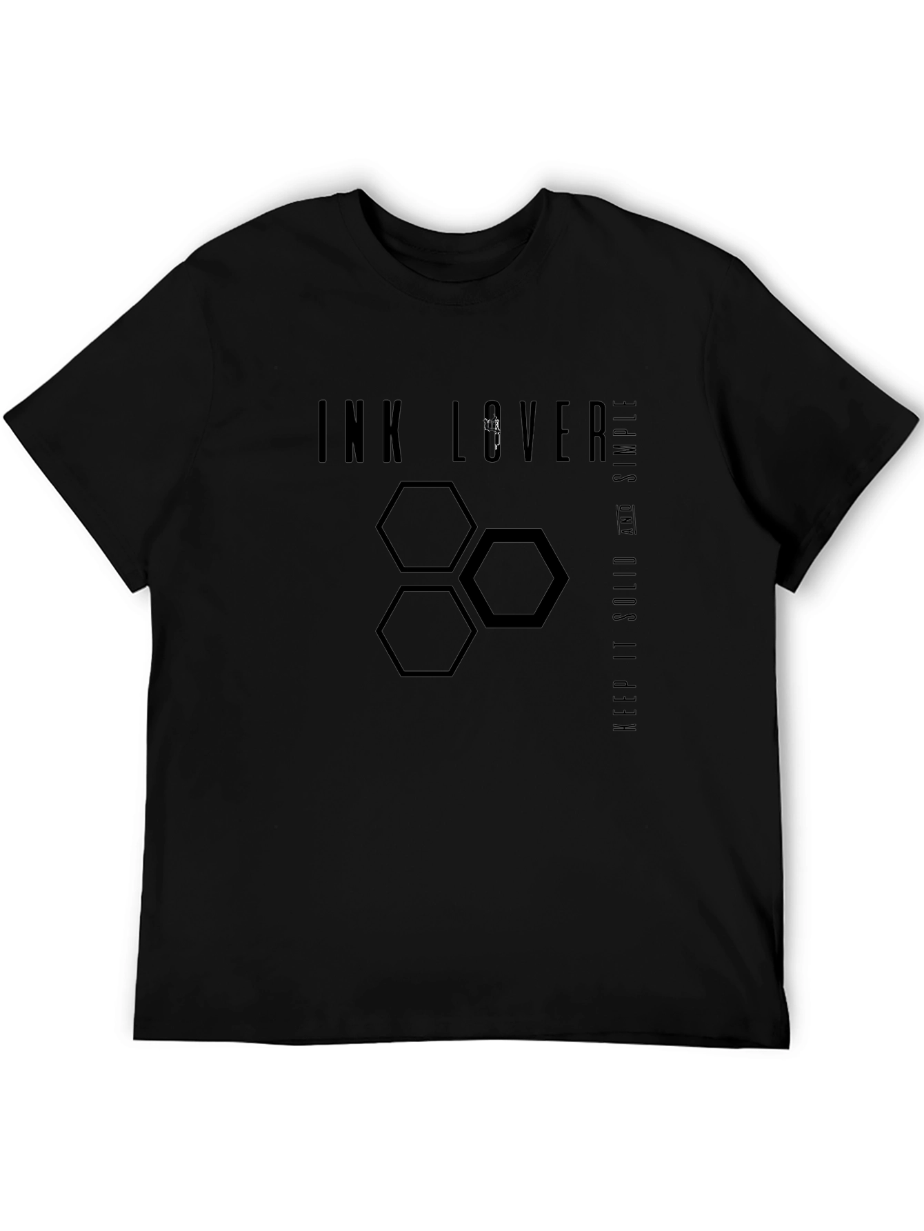 Ink Lover Graphic T-Shirt - Solid & Simple Design