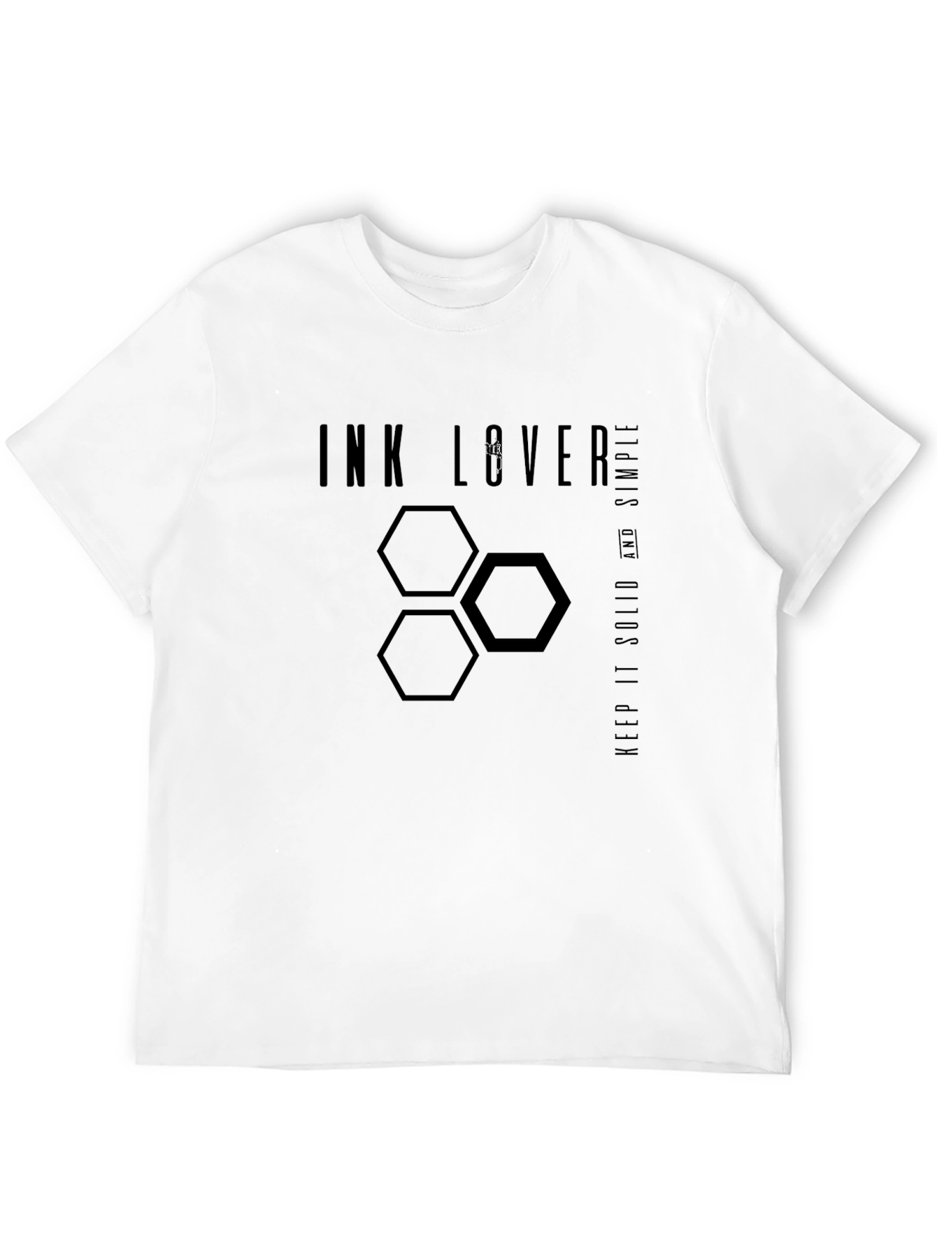 Ink Lover Graphic T-Shirt - Solid & Simple Design