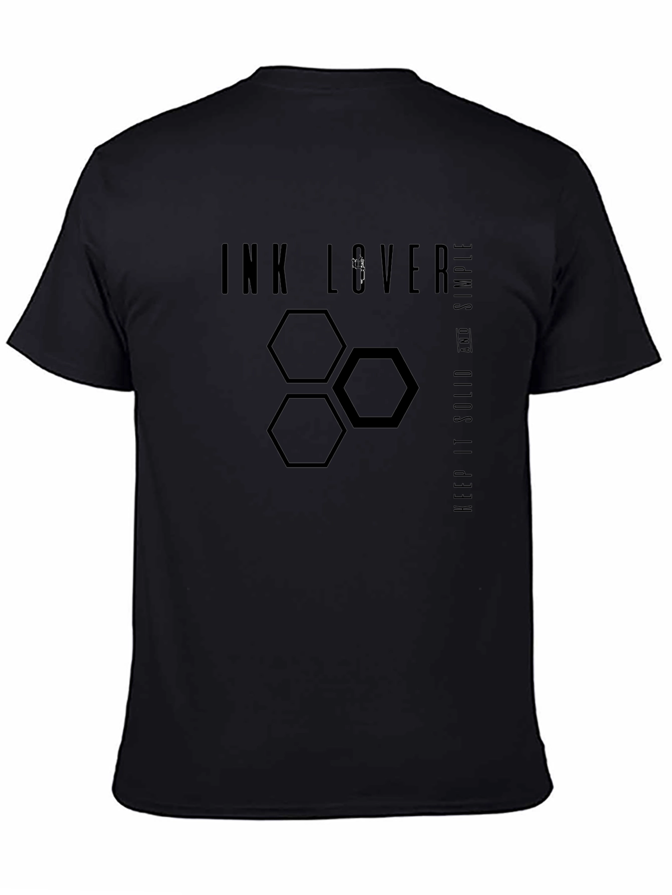 Ink Lover Graphic T-Shirt - Solid & Simple Design