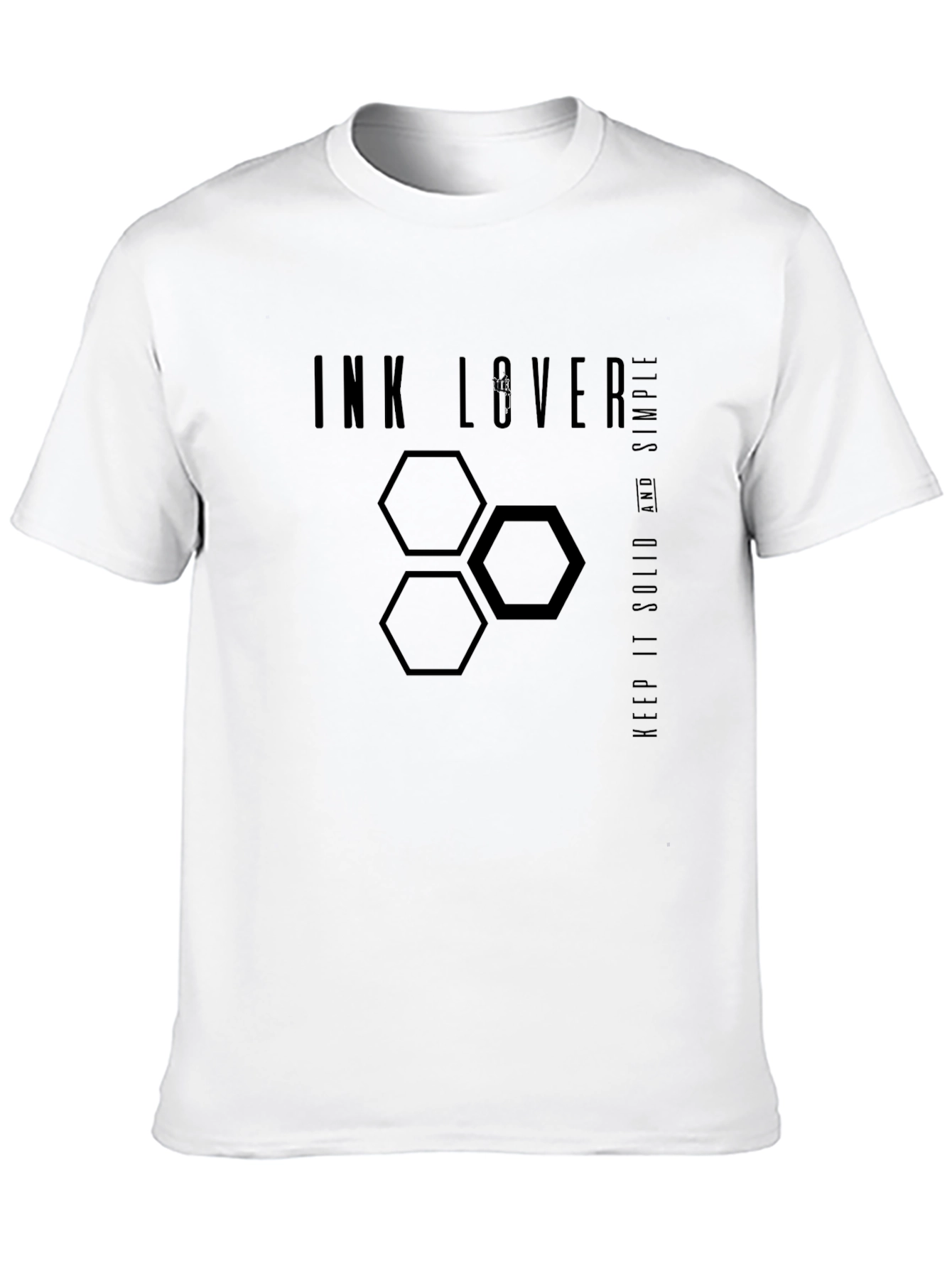 Ink Lover Graphic T-Shirt - Solid & Simple Design