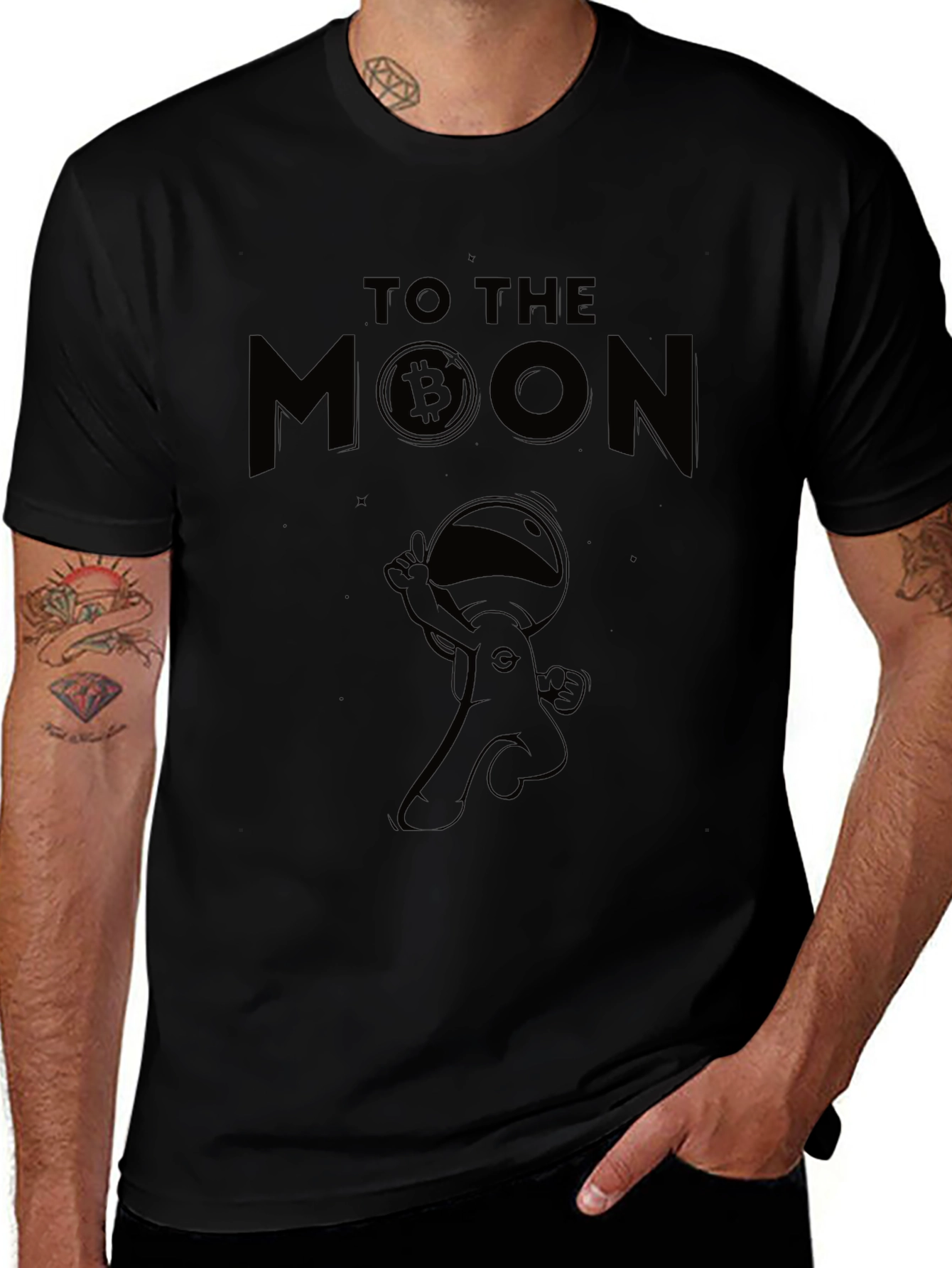 Bitcoin To The Moon T-Shirt