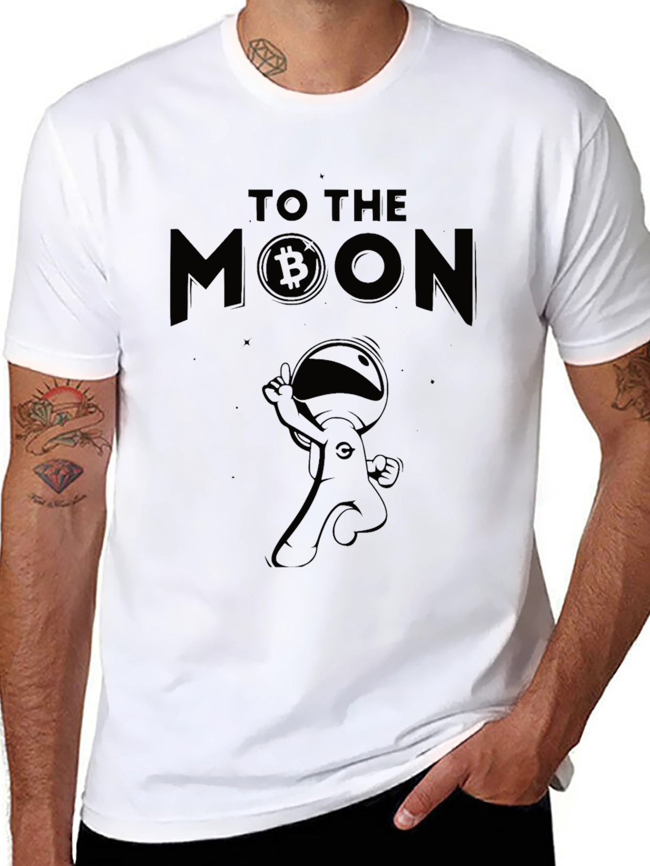 Bitcoin To The Moon T-Shirt