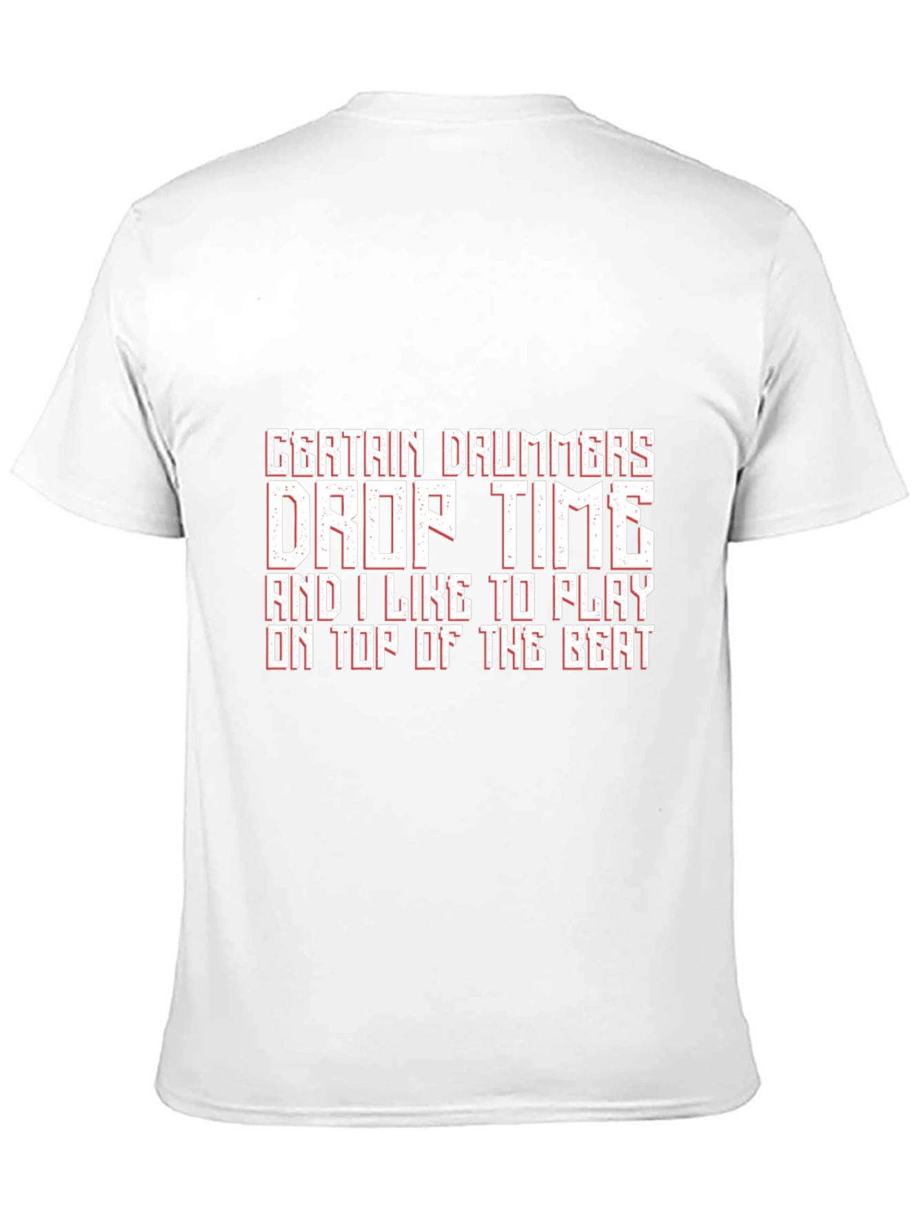 Funny Drummer Black T-Shirt