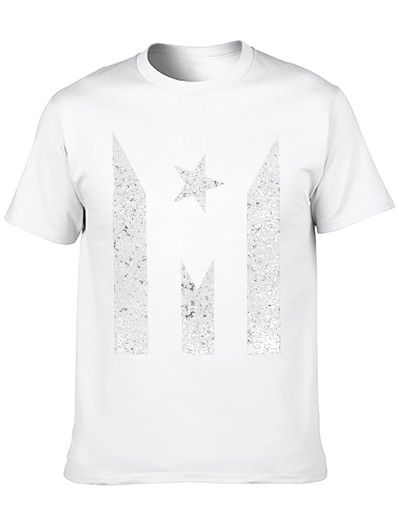 Distressed Puerto Rican Pride Graphic Tee - Black