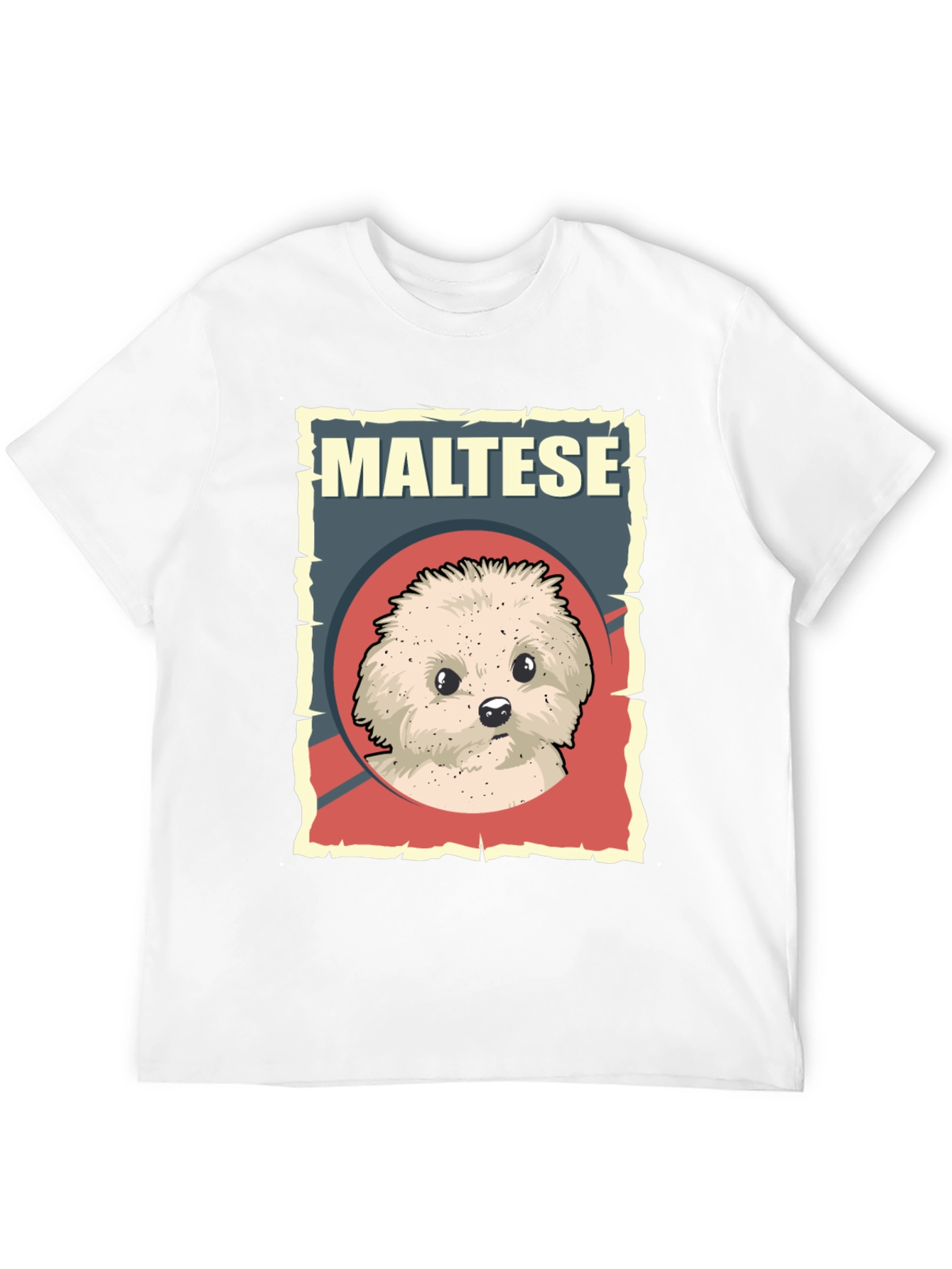 Maltese Dog Breed T-Shirt - Cute Puppy Graphic Tee