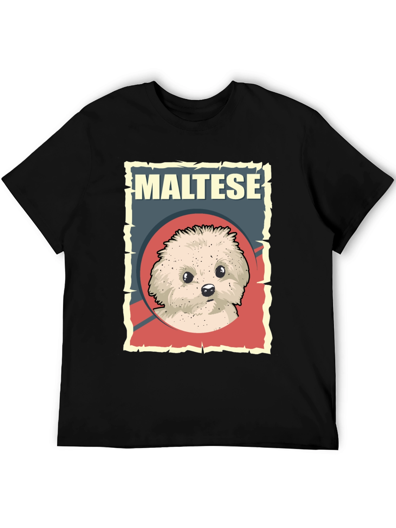 Maltese Dog Breed T-Shirt - Cute Puppy Graphic Tee