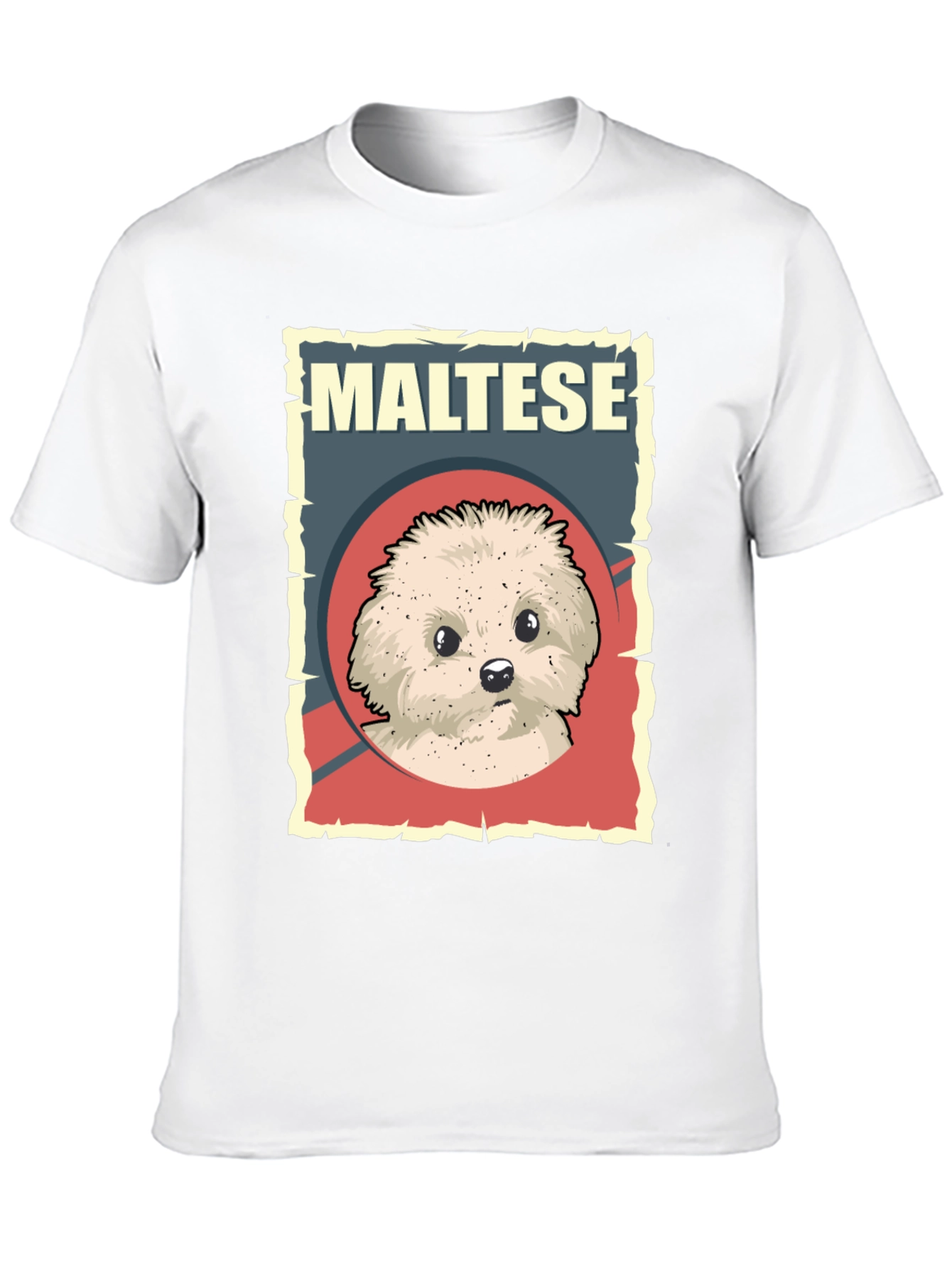 Maltese Dog Breed T-Shirt - Cute Puppy Graphic Tee