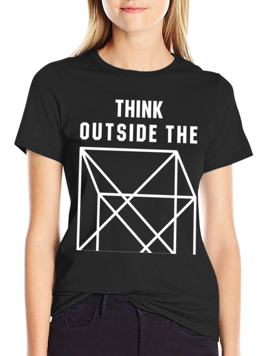 Think Outside the Box Graphic T-Shirt