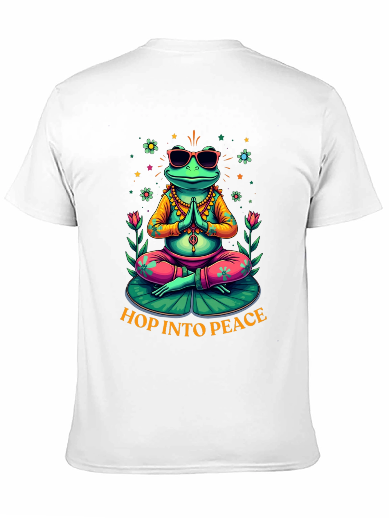 Zen Frog Graphic Tee - Hop Into Peace