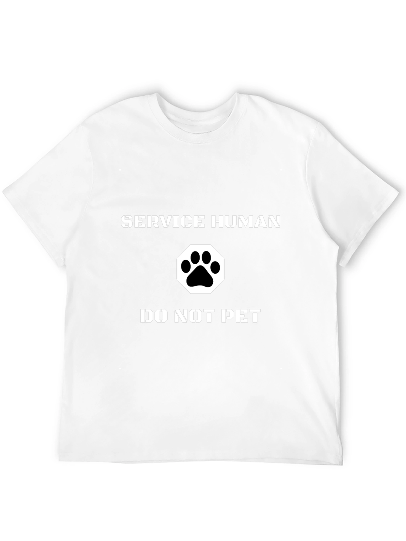 Service Human T-Shirt - Funny Pet Owner Apparel