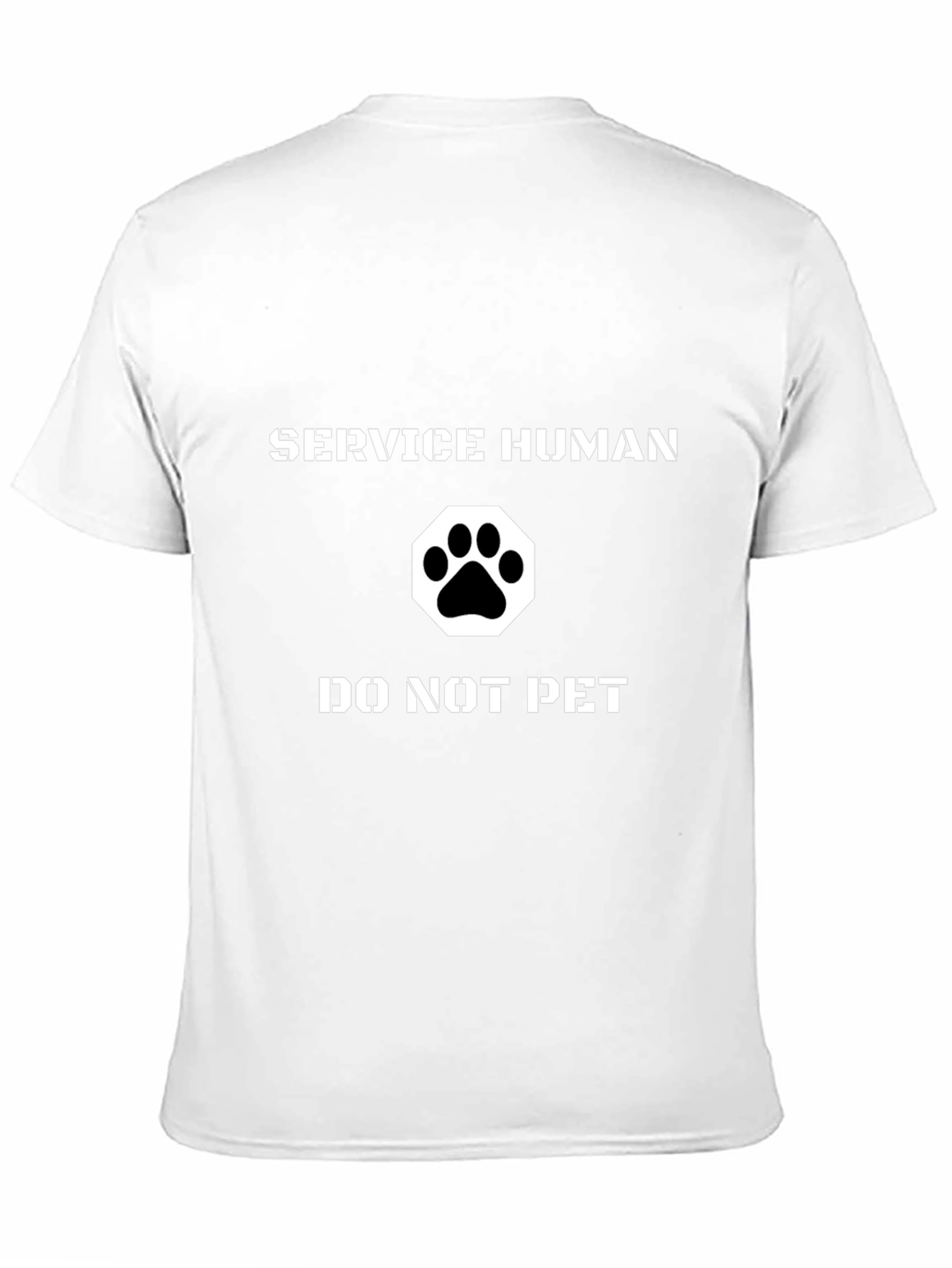 Service Human T-Shirt - Funny Pet Owner Apparel