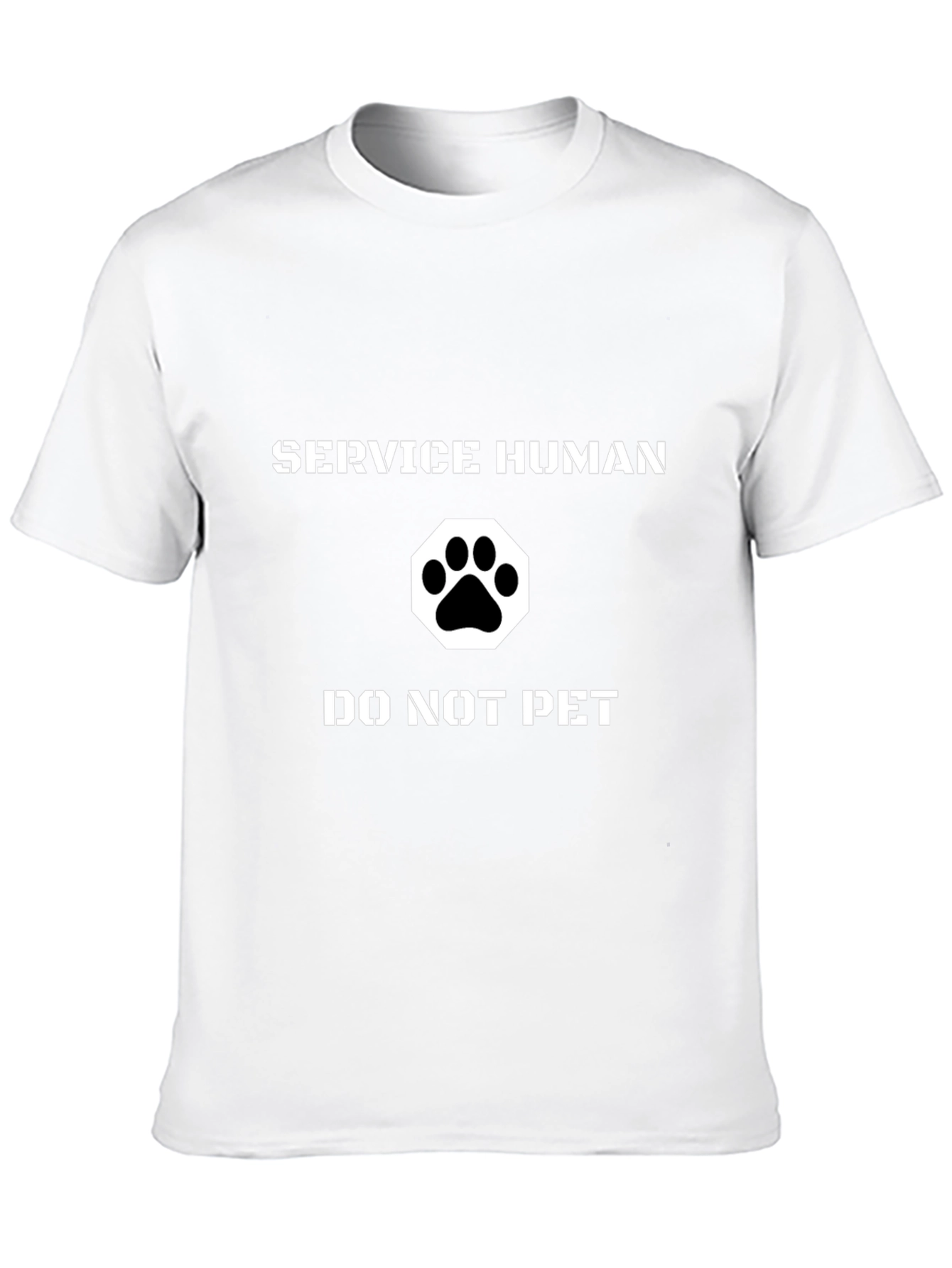 Service Human T-Shirt - Funny Pet Owner Apparel