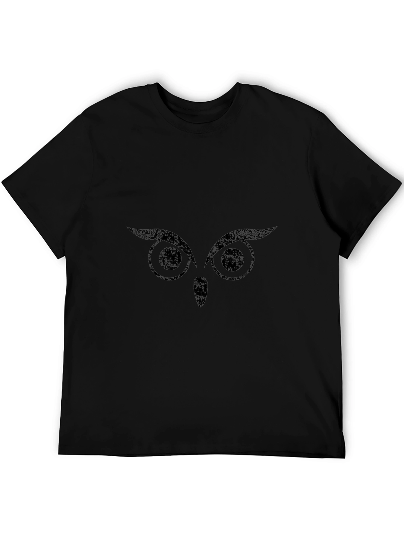 Black Owl Eyes T-Shirt - Mens Graphic Tee