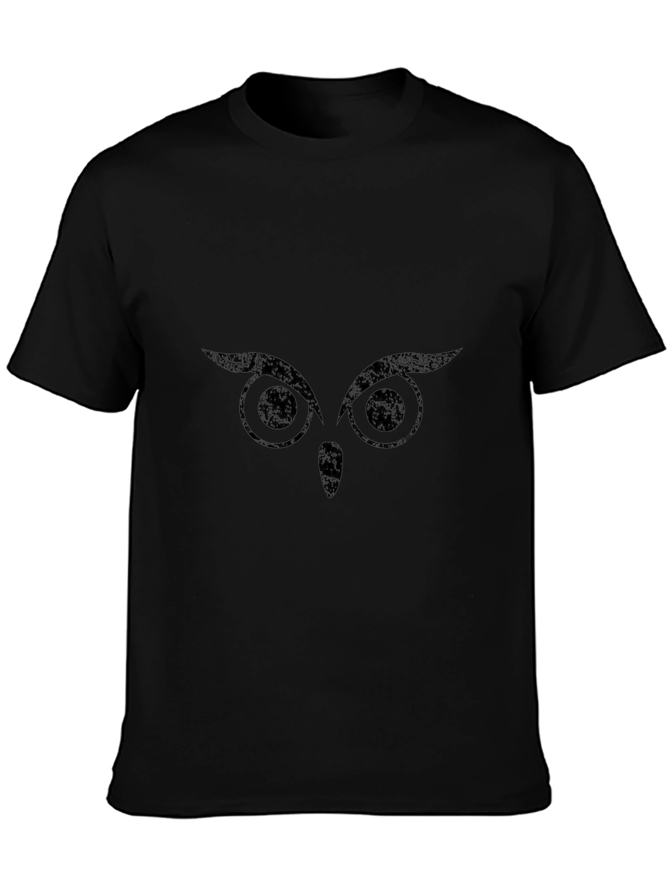 Black Owl Eyes T-Shirt - Mens Graphic Tee