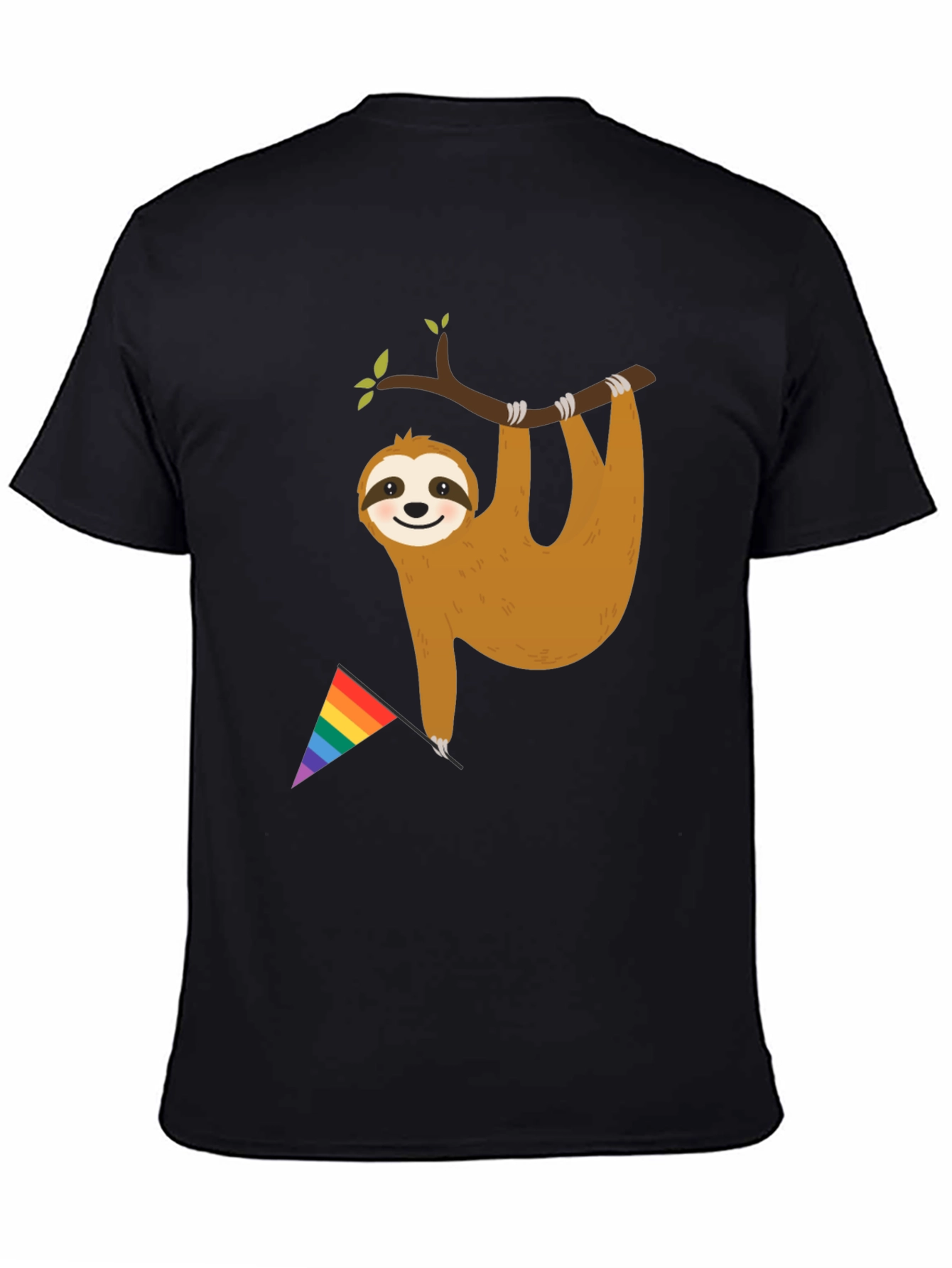Sloth Pride T-Shirt - LGBTQ+ Rainbow Flag