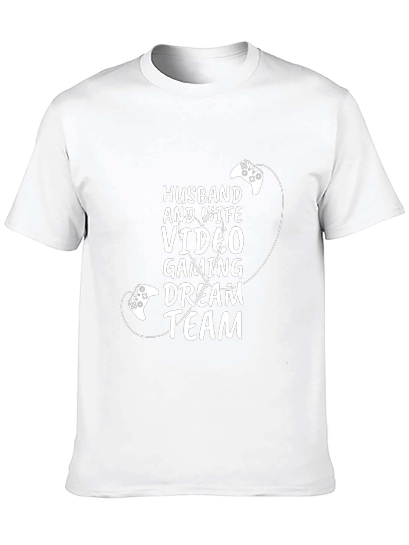 Husband and Wife Video Gaming Dream Team T-Shirt