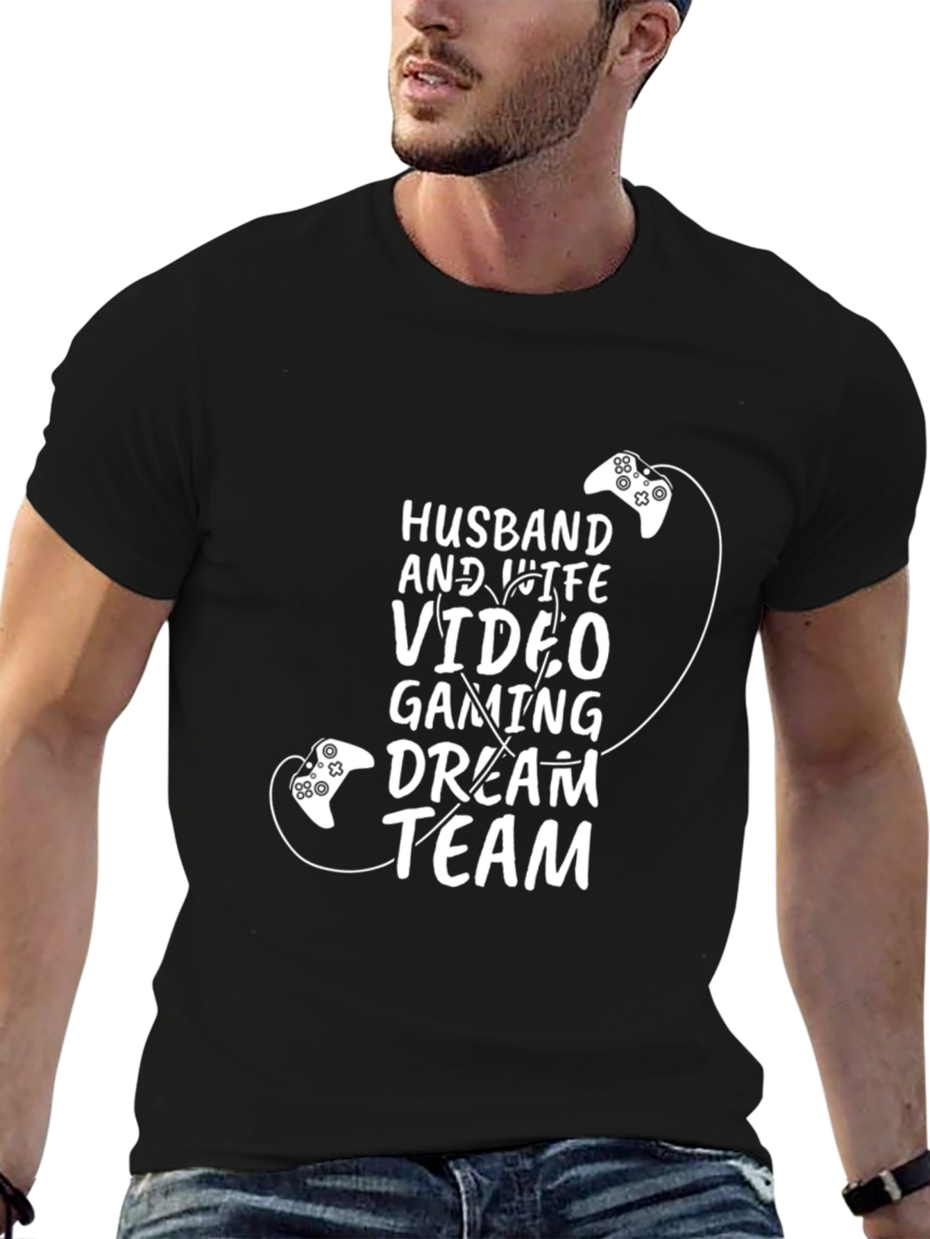 Husband and Wife Video Gaming Dream Team T-Shirt