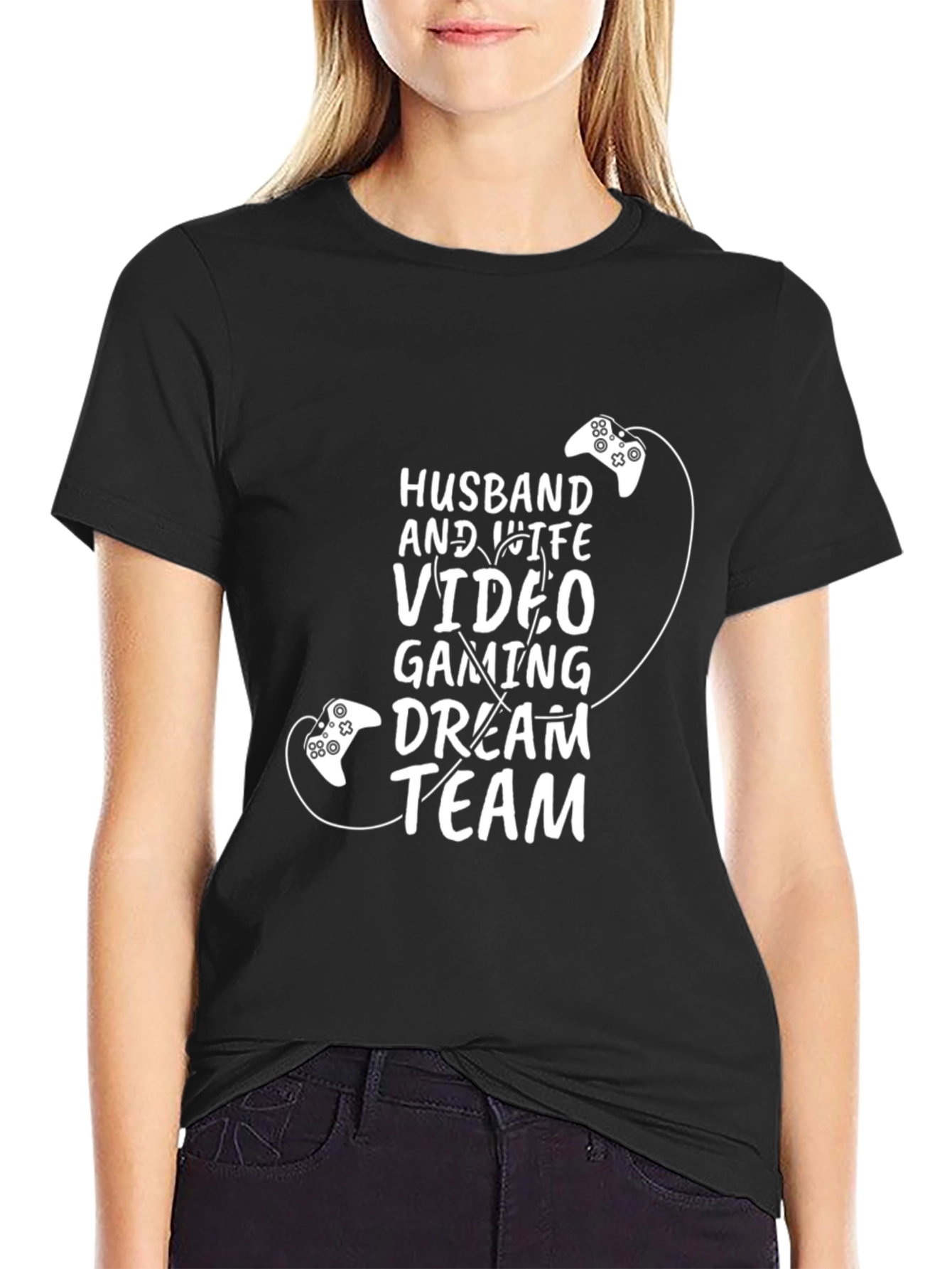 Husband and Wife Video Gaming Dream Team T-Shirt