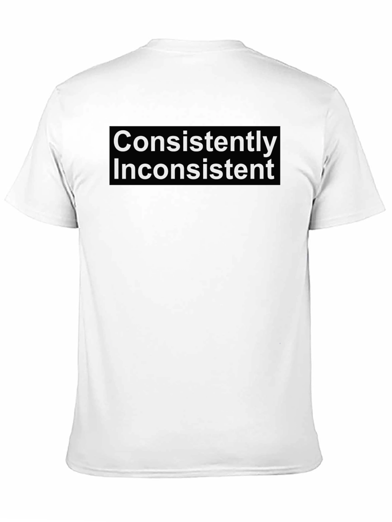 Consistently Inconsistent Graphic Tee - Black
