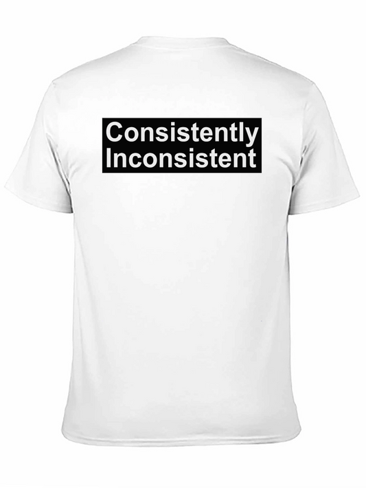 Consistently Inconsistent Graphic Tee - Black