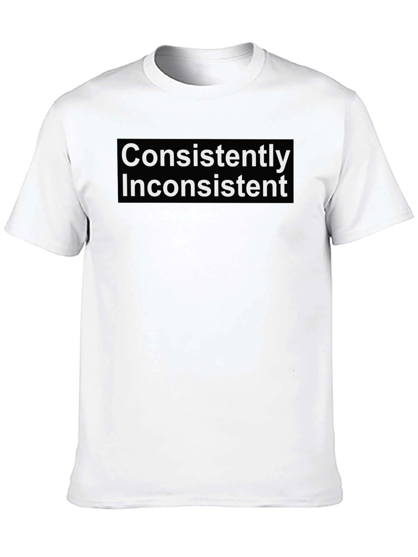 Consistently Inconsistent Graphic Tee - Black