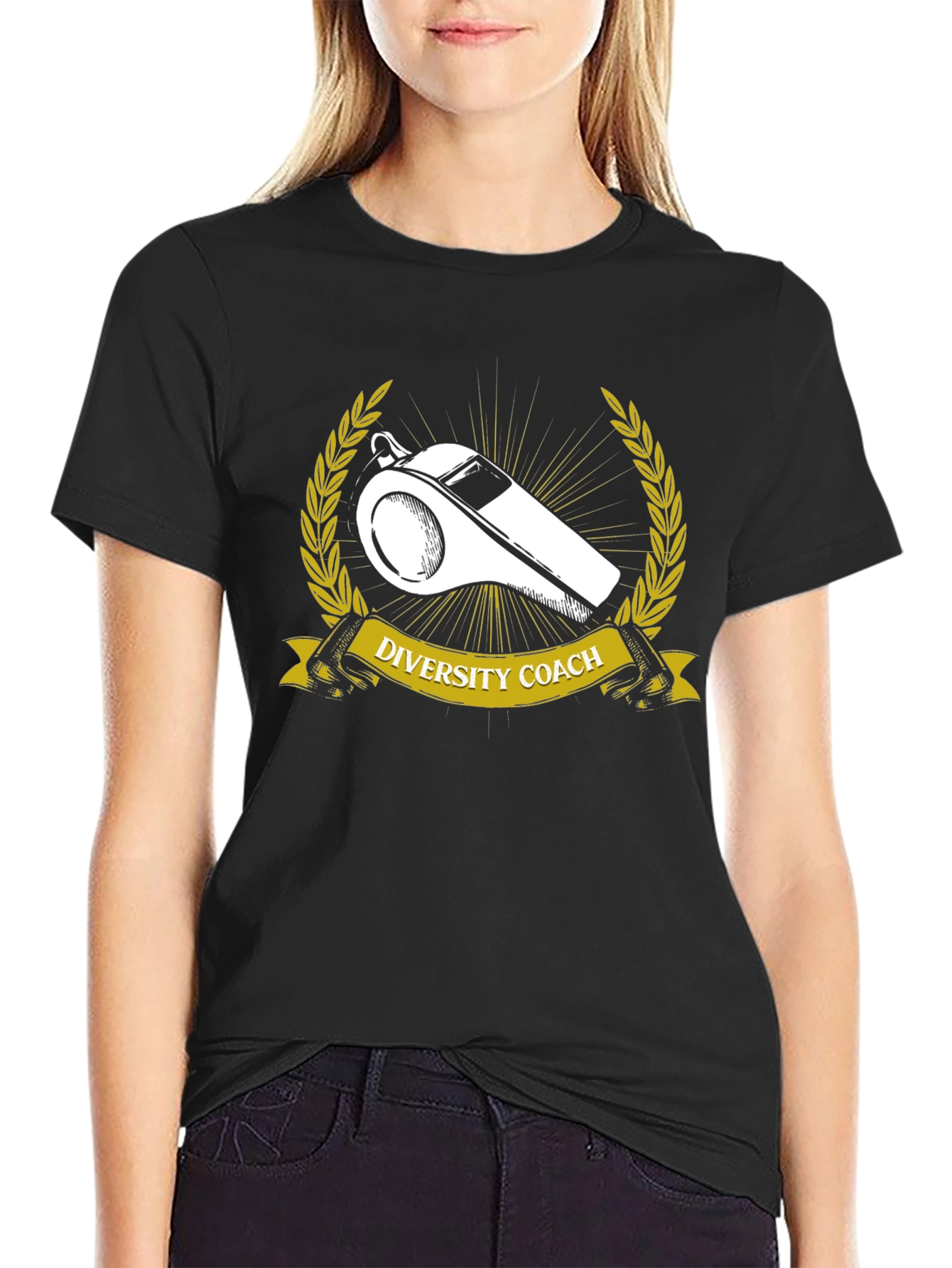 Diversity Coach Whistle Graphic T-Shirt