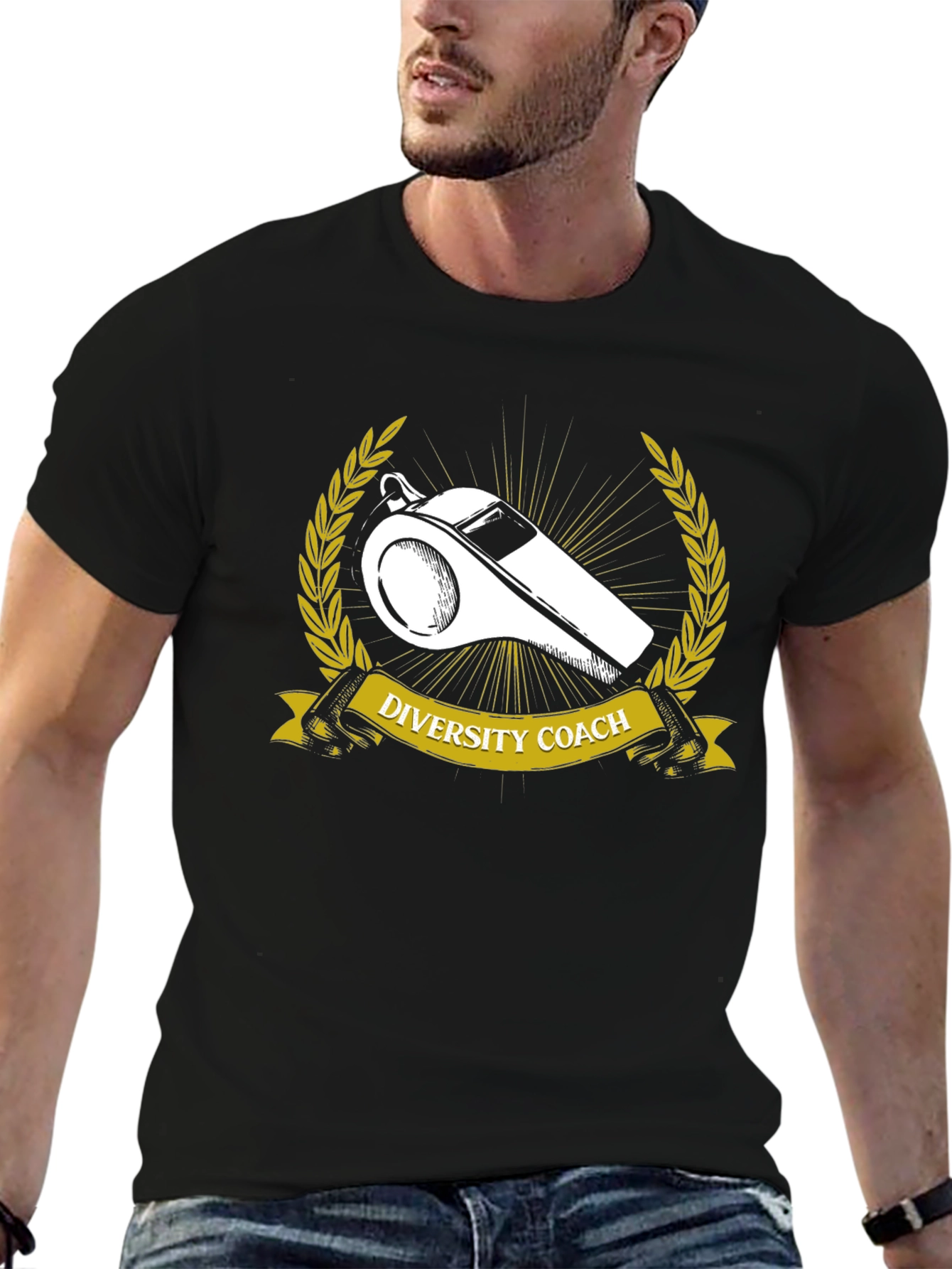 Diversity Coach Whistle Graphic T-Shirt