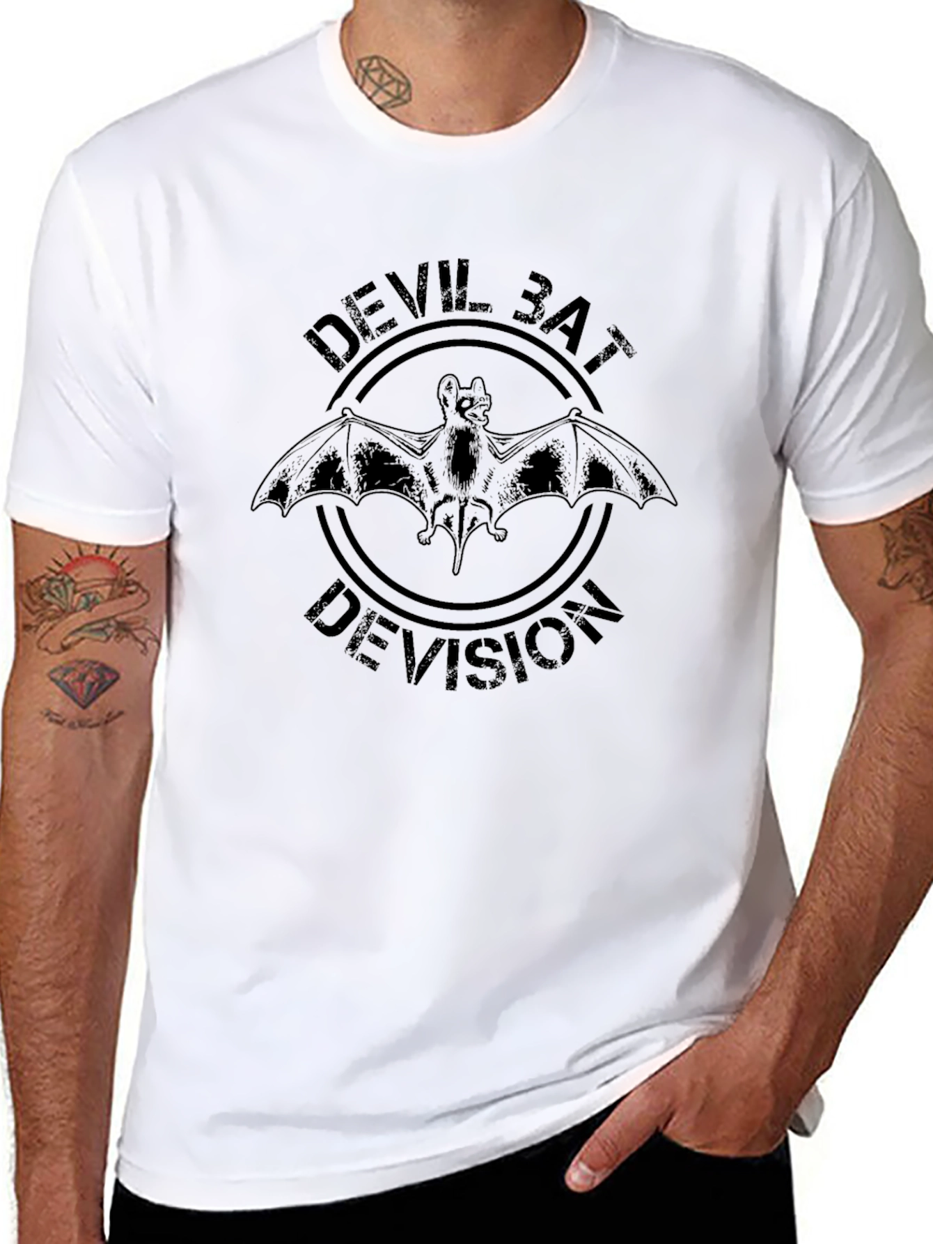 Devil Bat Division Graphic T-Shirt
