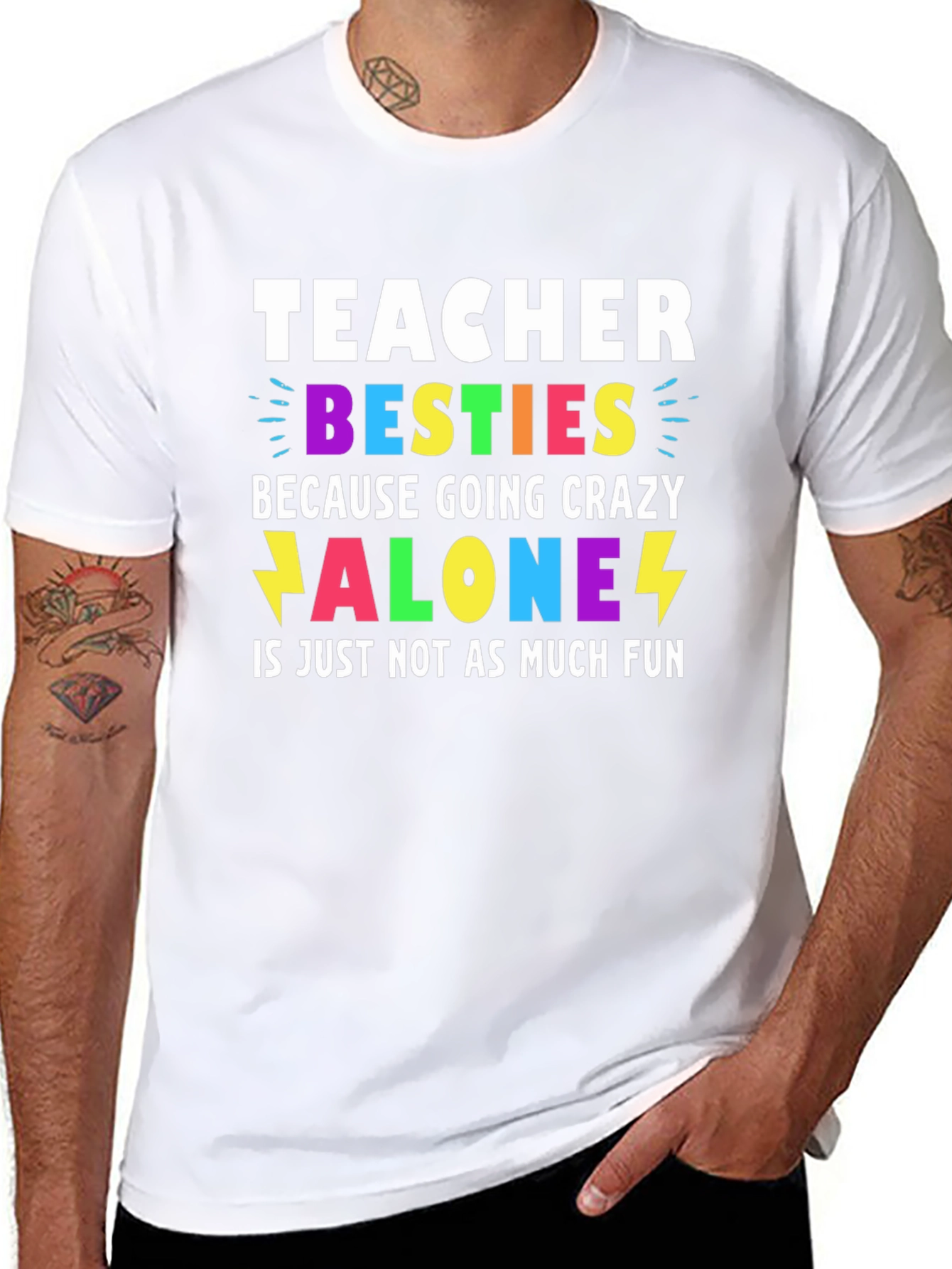 Teacher Besties Going Crazy T-Shirt