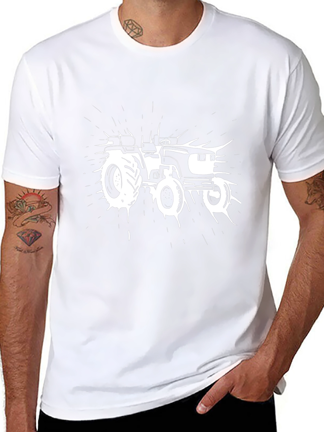Tractor Graphic T-Shirt - Farm Life Tee
